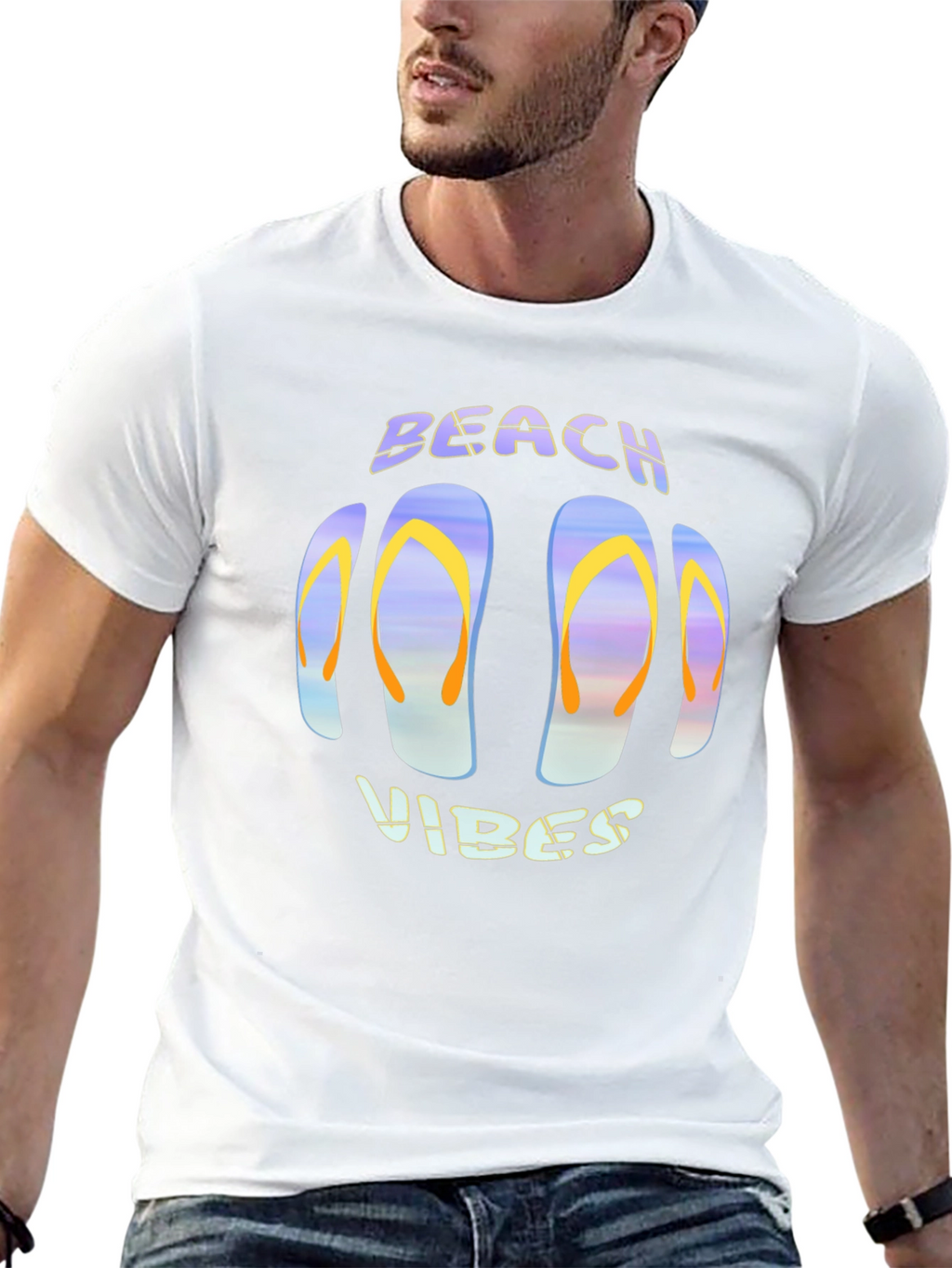 Beach Vibes Graphic T-Shirt - Summer Ready!