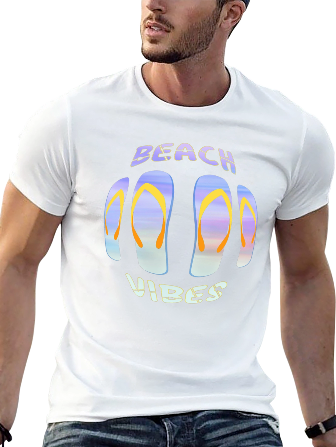 Beach Vibes Graphic T-Shirt - Summer Ready!