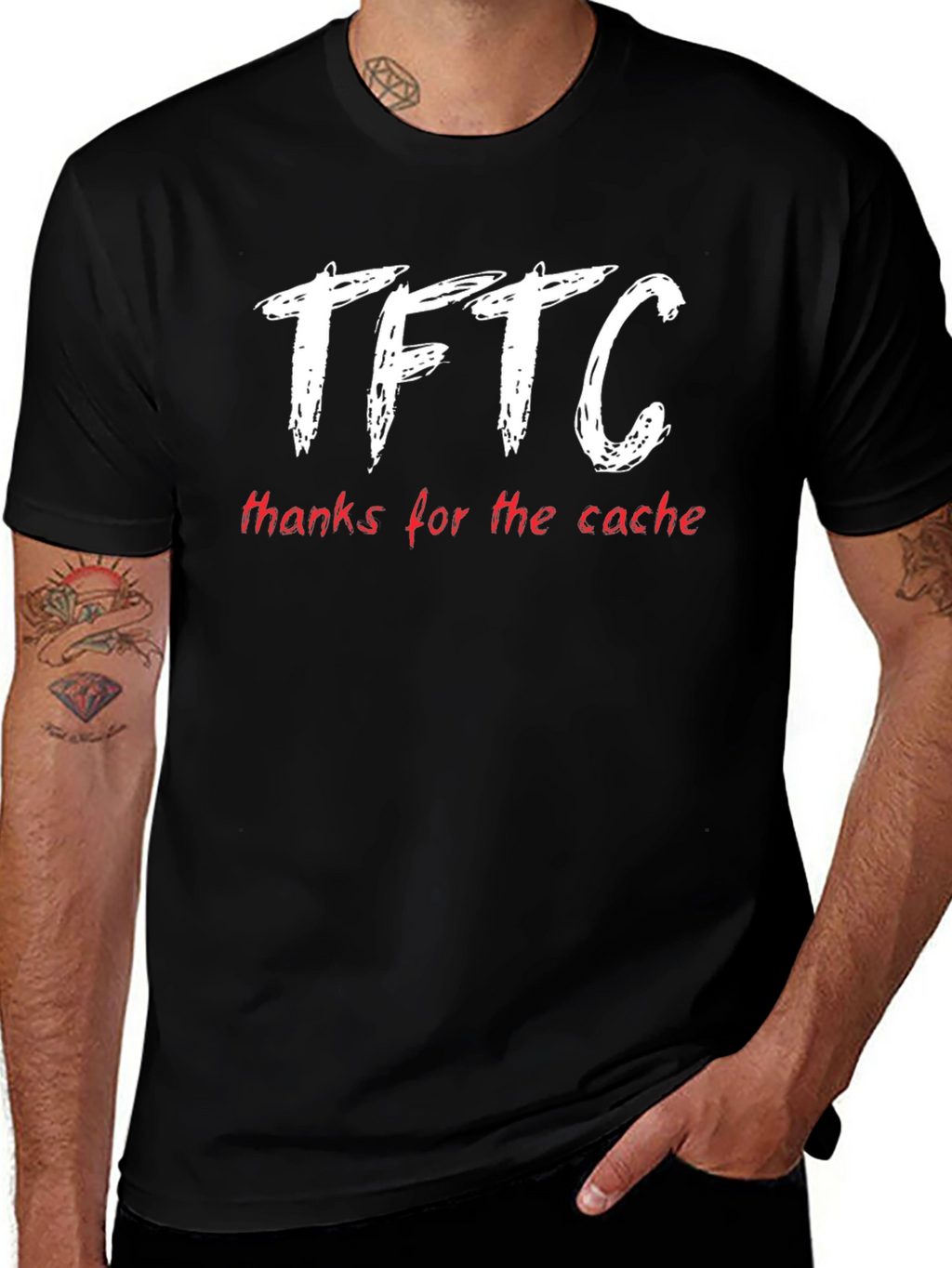 TFTC Geocaching T-Shirt - Thanks for the Cache!