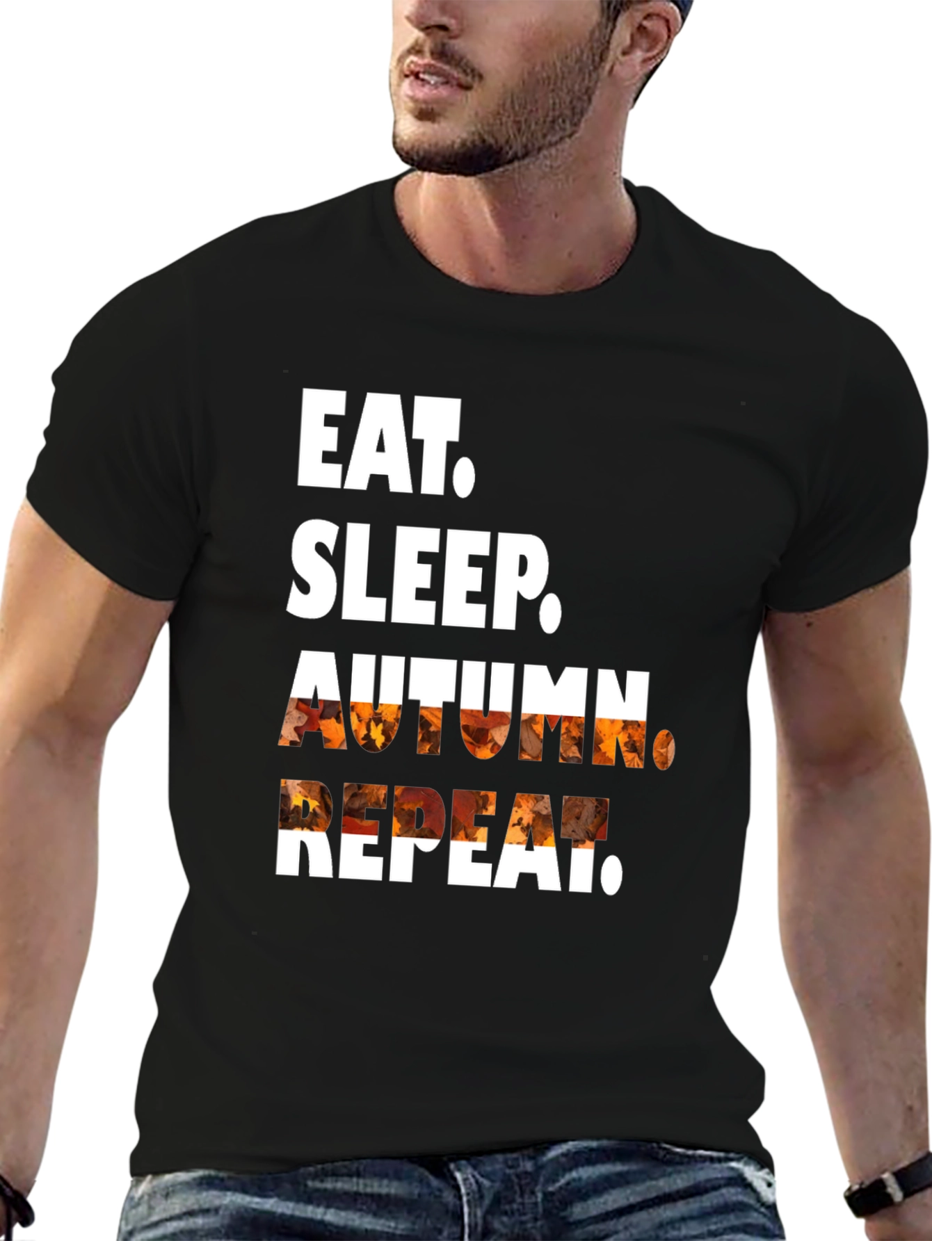 Eat Sleep Autumn Repeat Graphic Tee