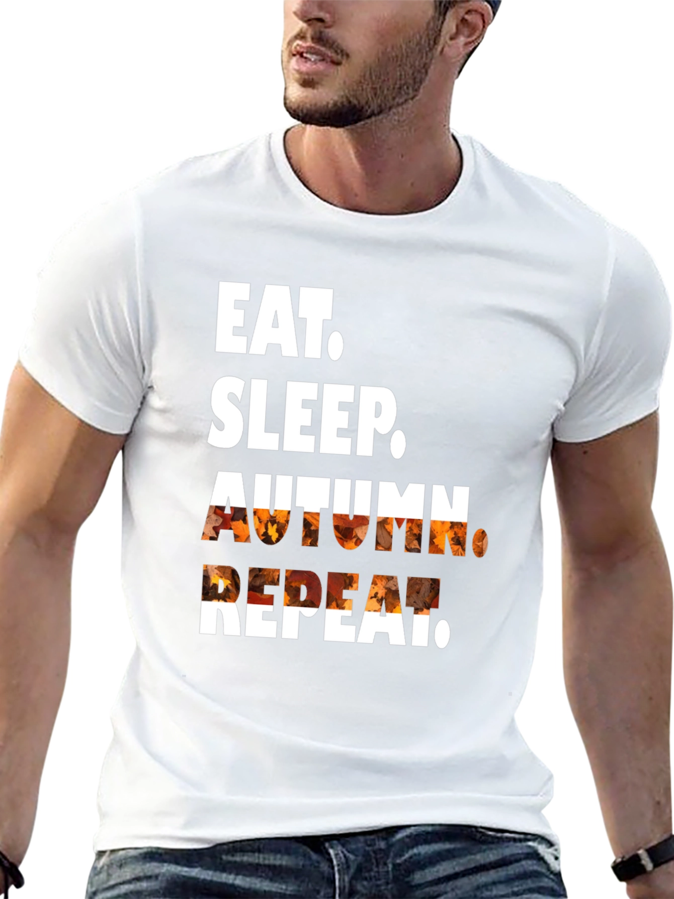 Eat Sleep Autumn Repeat Graphic Tee