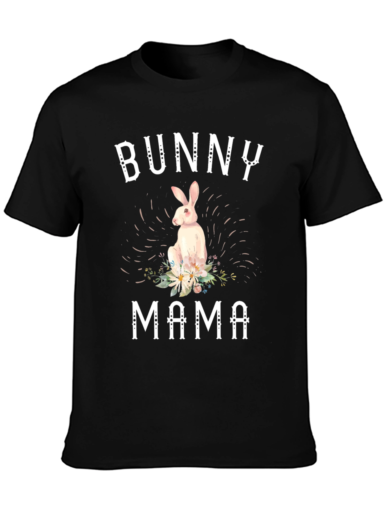 Bunny Mama Graphic Tee - Easter T-Shirt