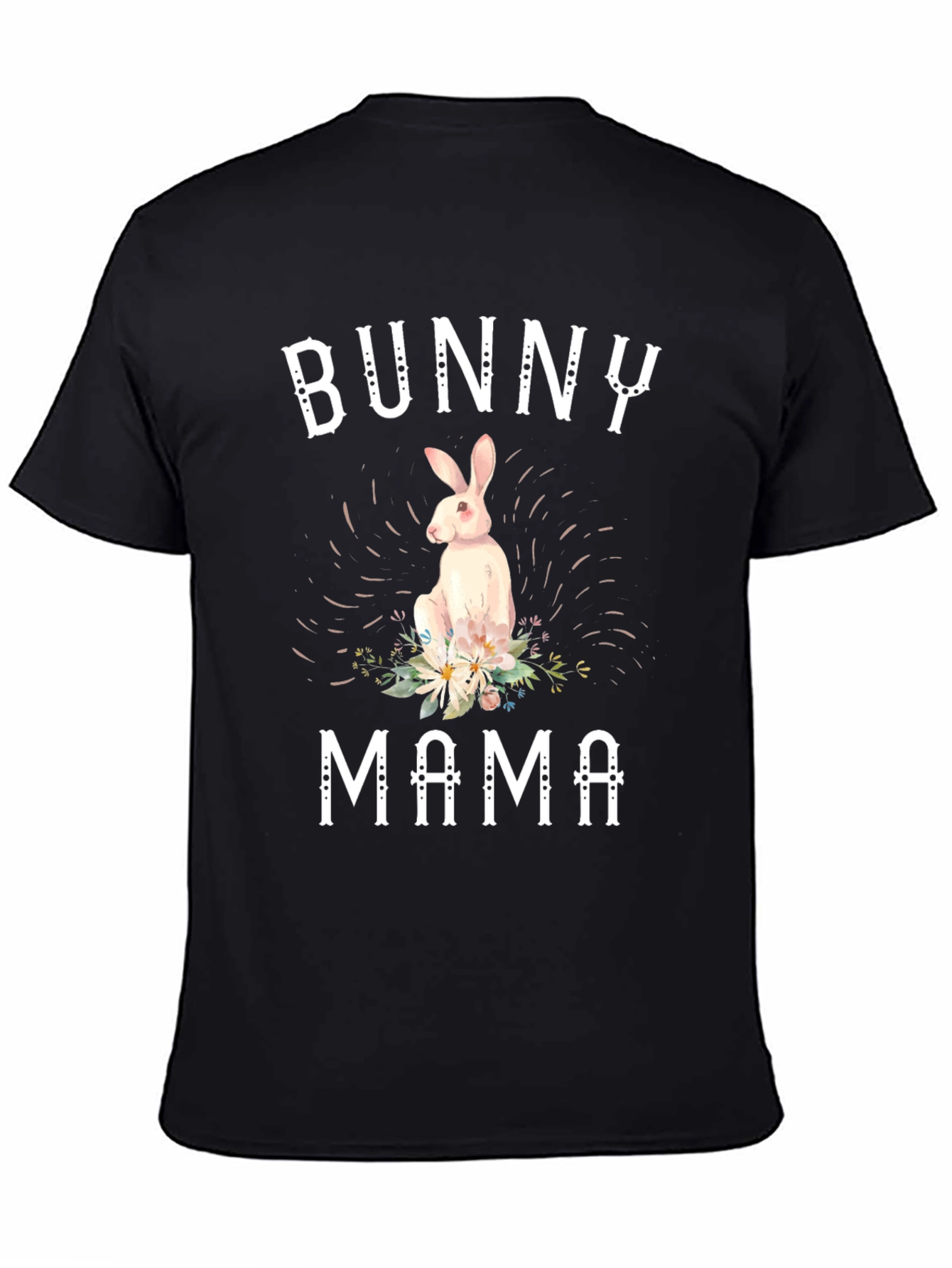 Bunny Mama Graphic Tee - Easter T-Shirt