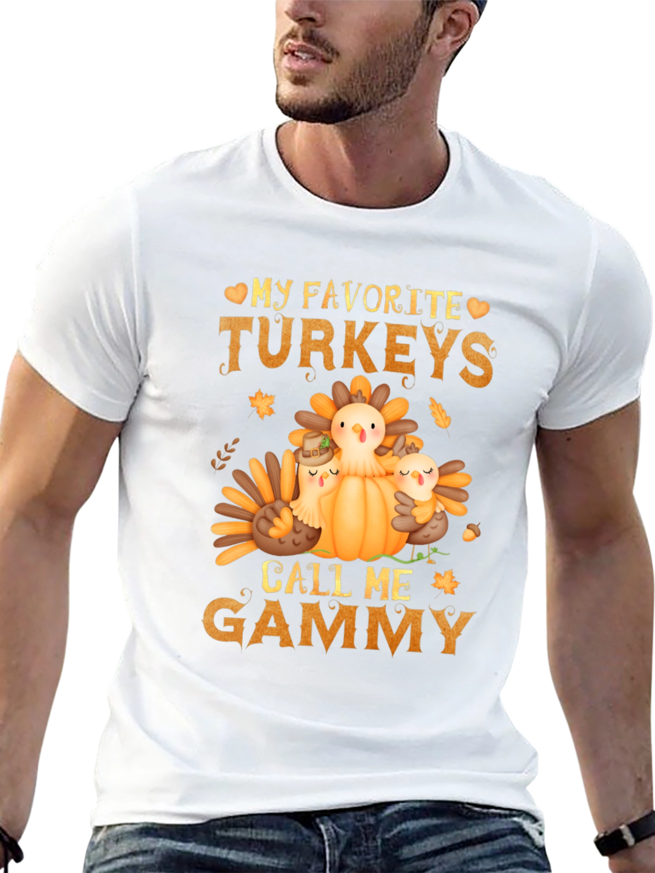 My Favorite Turkeys Call Me Gammy T-Shirt