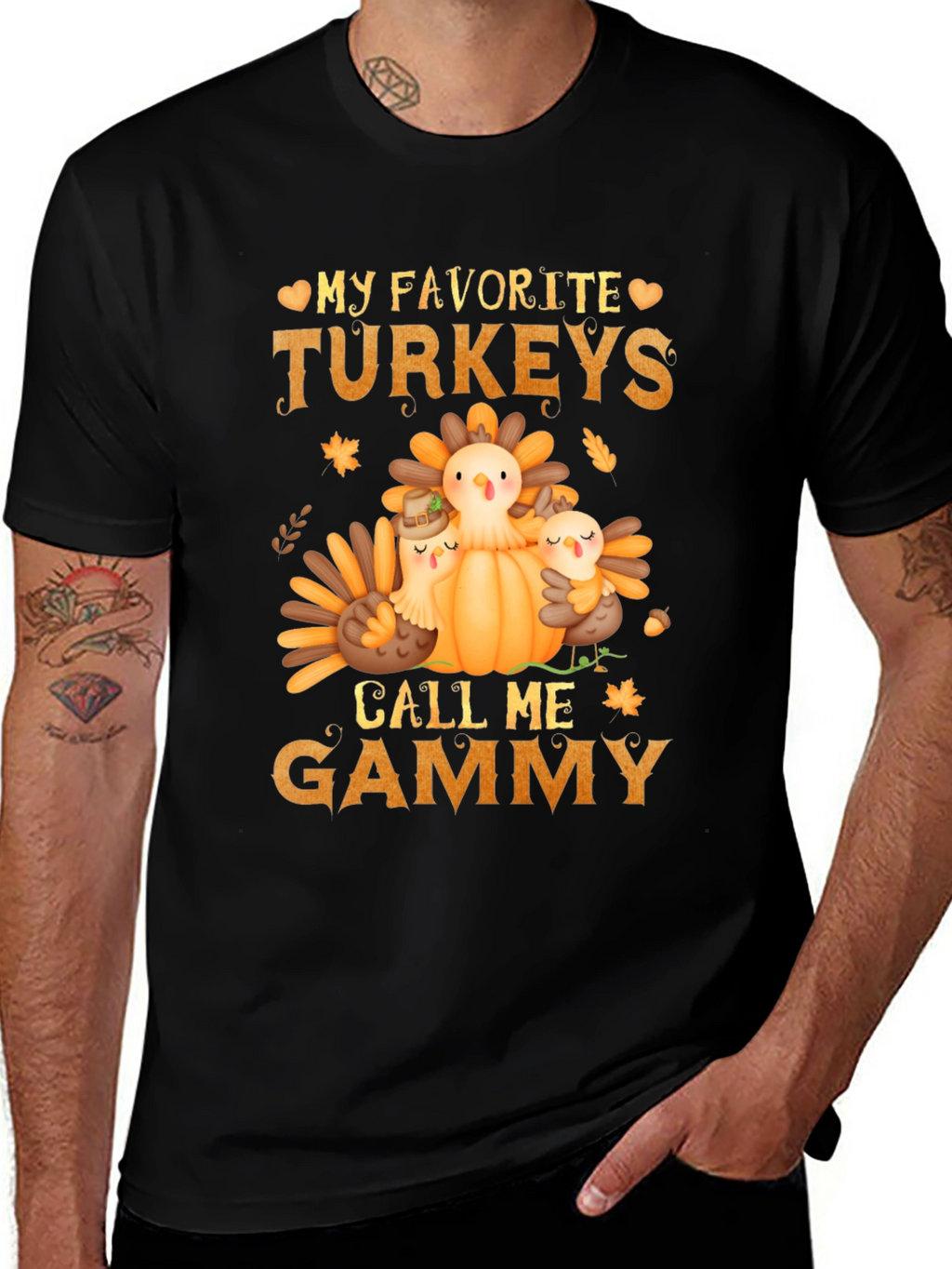 My Favorite Turkeys Call Me Gammy T-Shirt