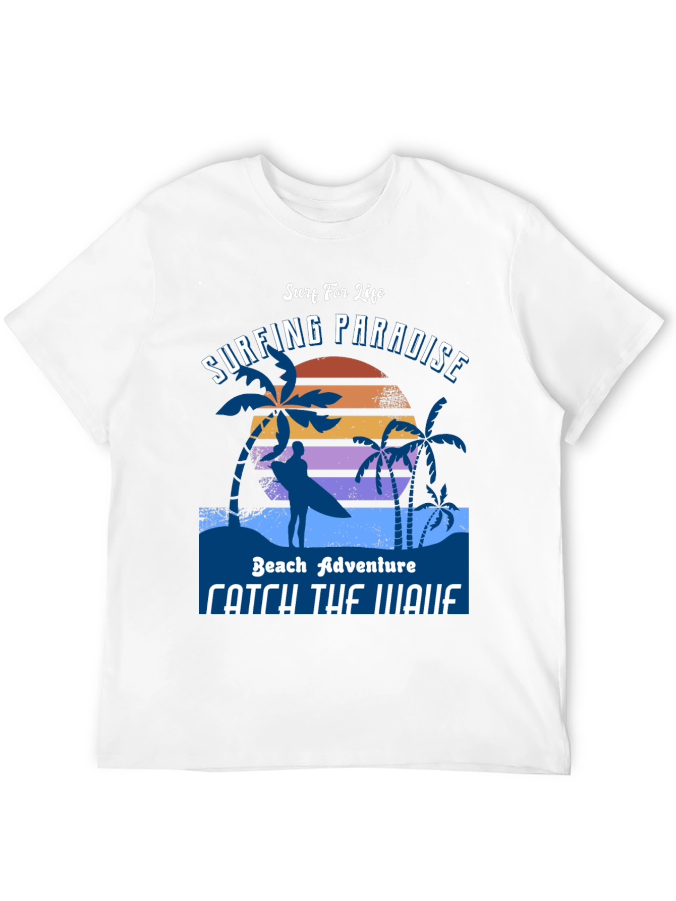 Surfing Paradise T-Shirt - Beach Adventure Style
