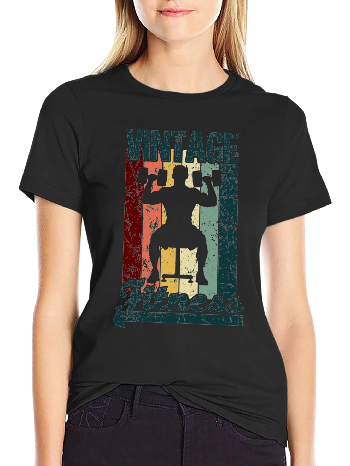 Vintage Fitness Graphic T-Shirt