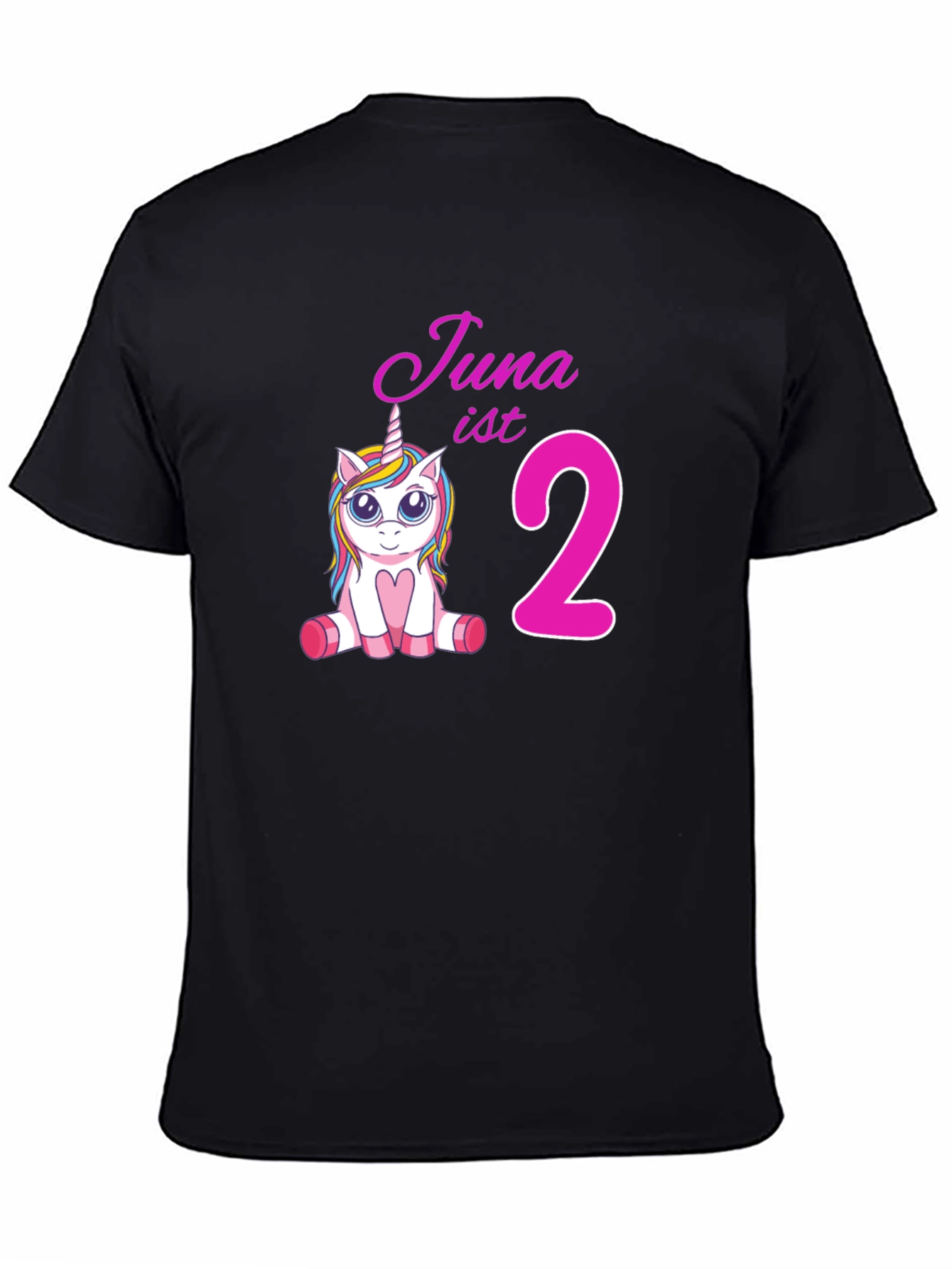 Cute Unicorn 2nd Birthday T-Shirt for Kids