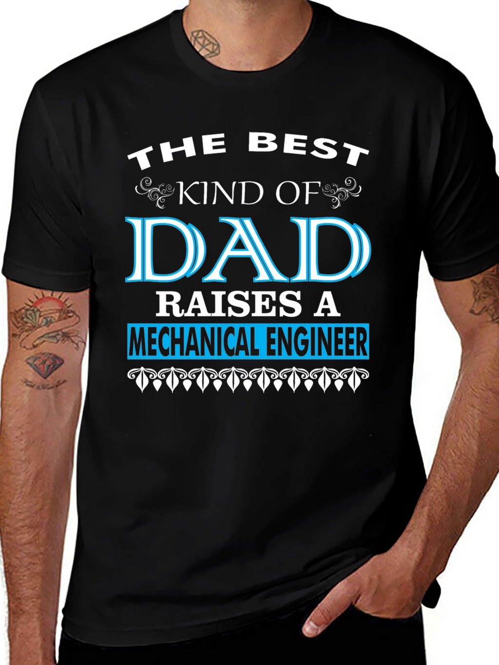 Best Dad Mechanical Engineer T-Shirt