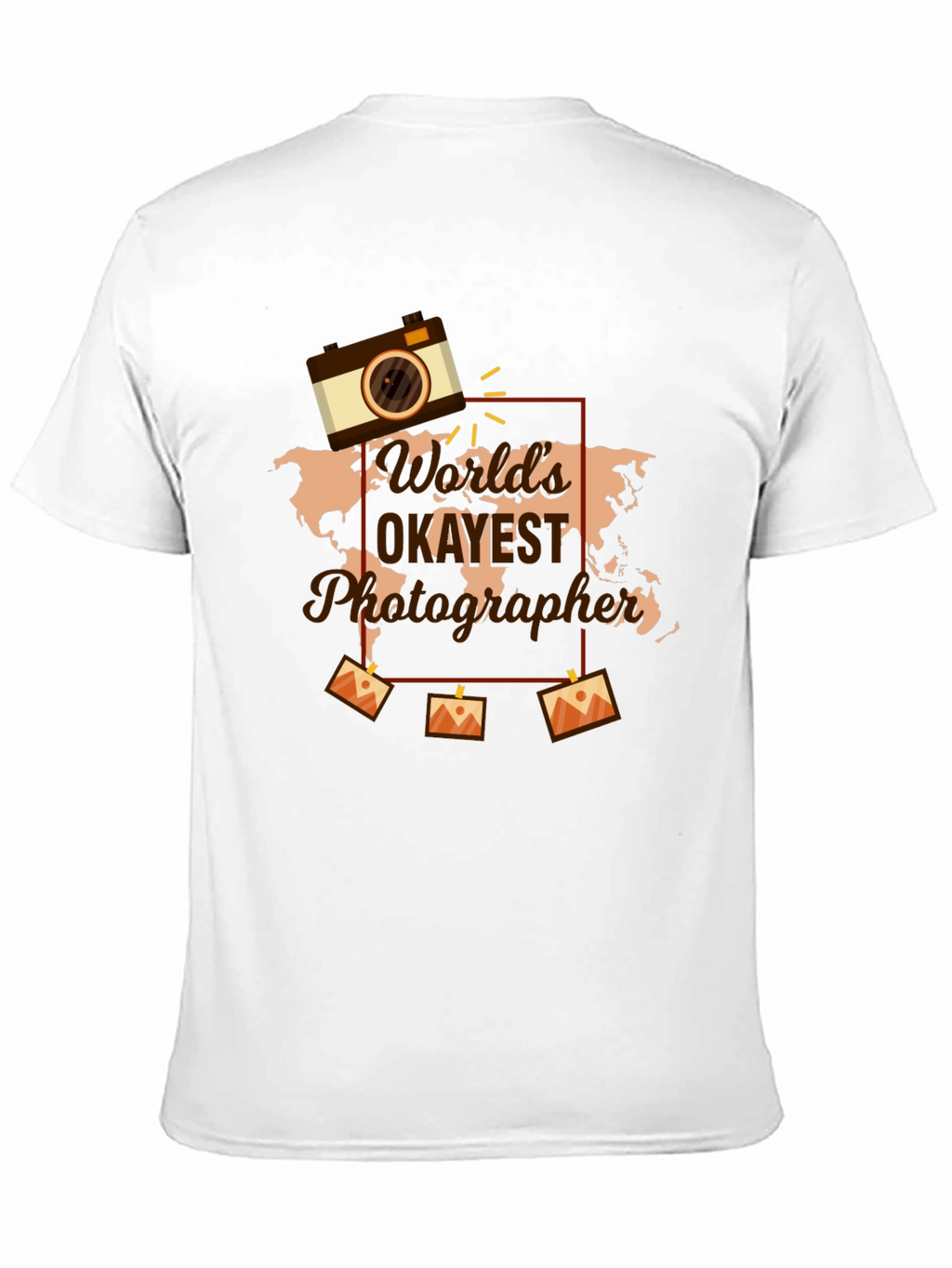 Worlds Okayest Photographer Black Graphic Tee