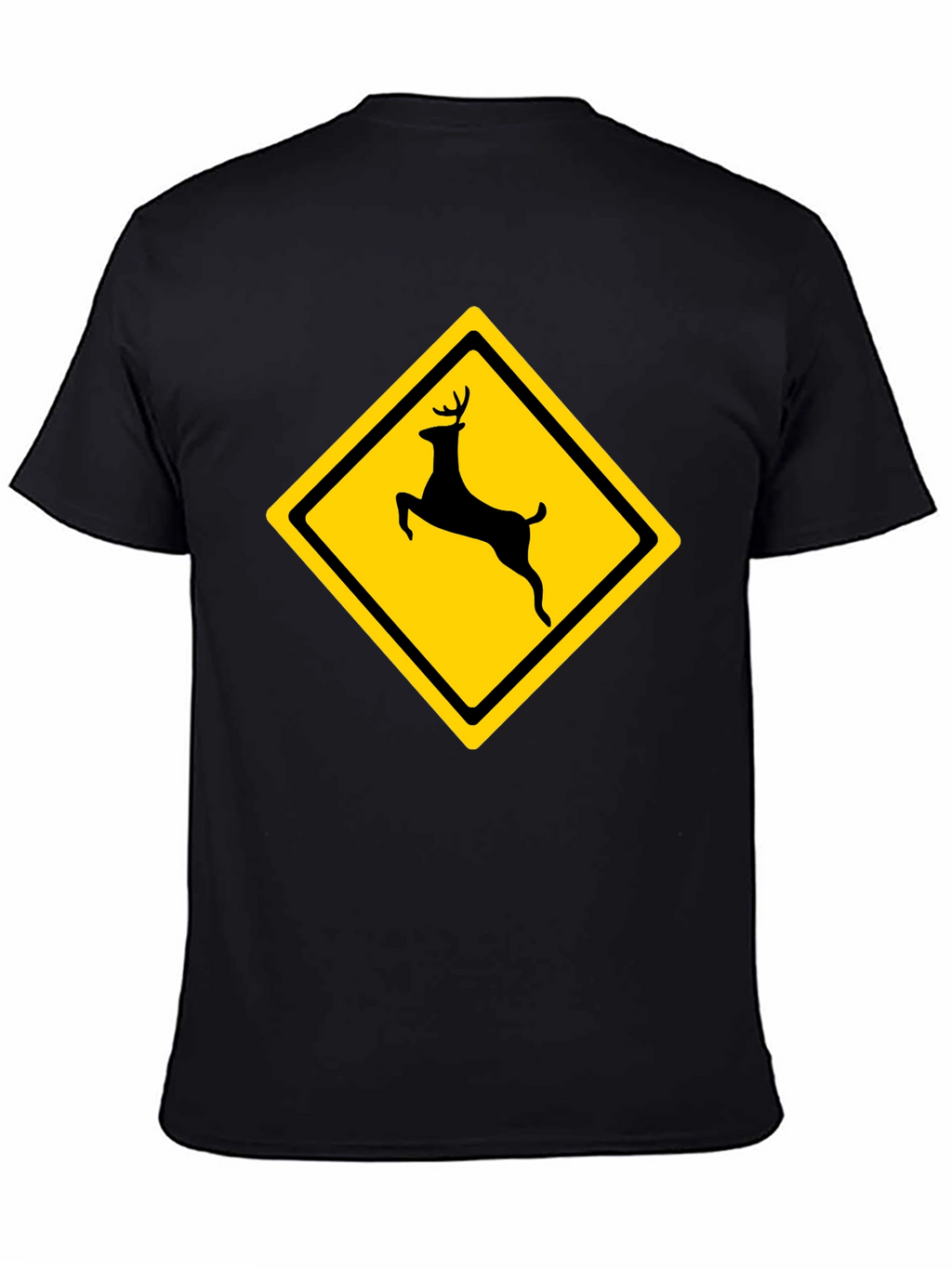 Deer Crossing T-Shirt - Novelty Graphic Tee