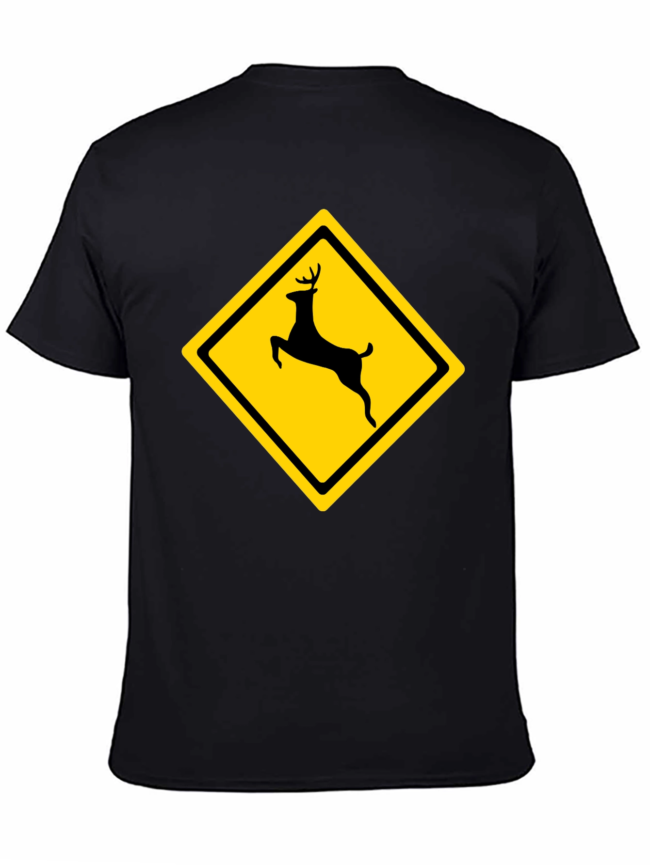 Deer Crossing T-Shirt - Novelty Graphic Tee