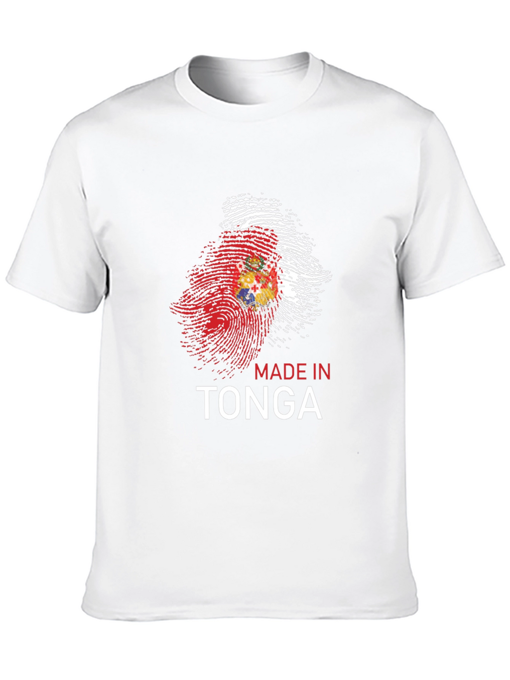 Tonga Pride Fingerprint T-Shirt - Black