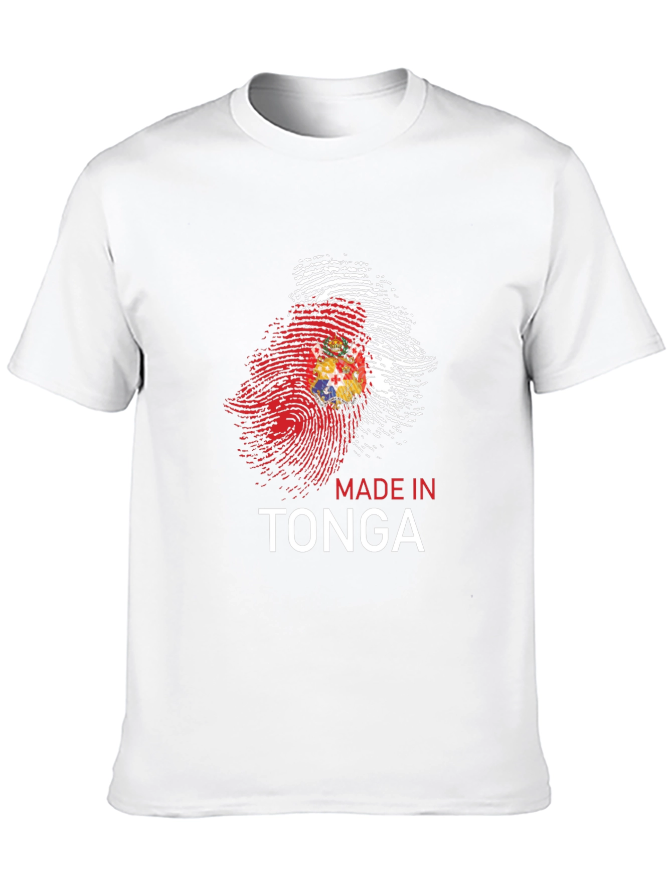 Tonga Pride Fingerprint T-Shirt - Black