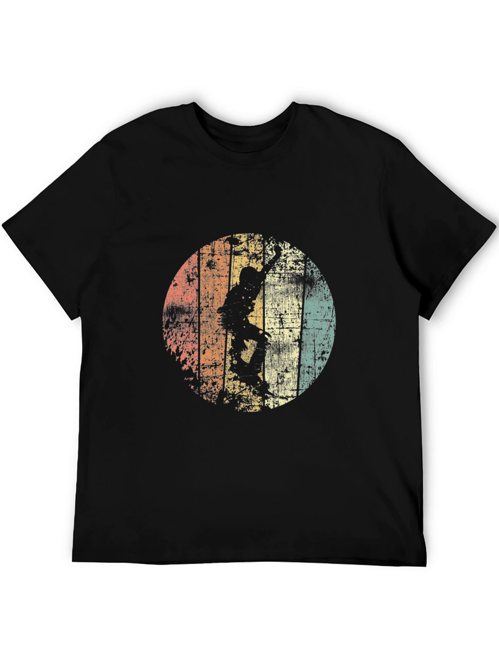 Retro Climber Graphic Tee - Black