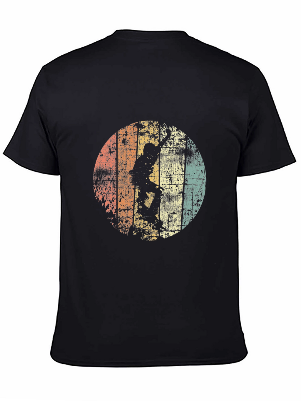 Retro Climber Graphic Tee - Black