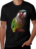 Crimson Bellied Conure Parrot T-Shirt
