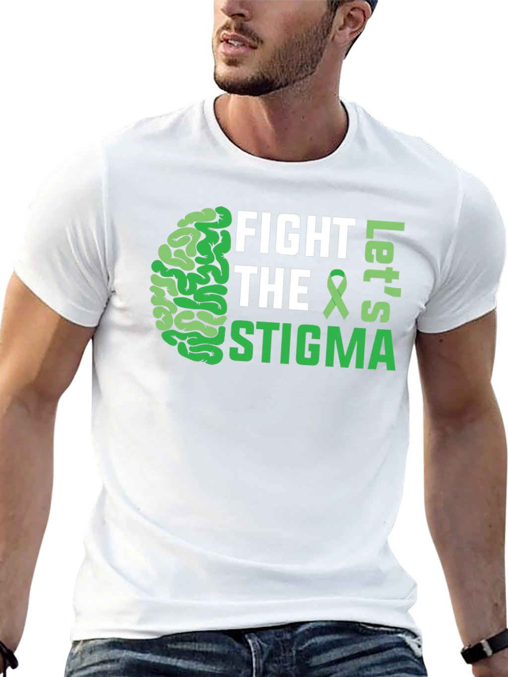Fight the Stigma Mental Health Awareness T-Shirt