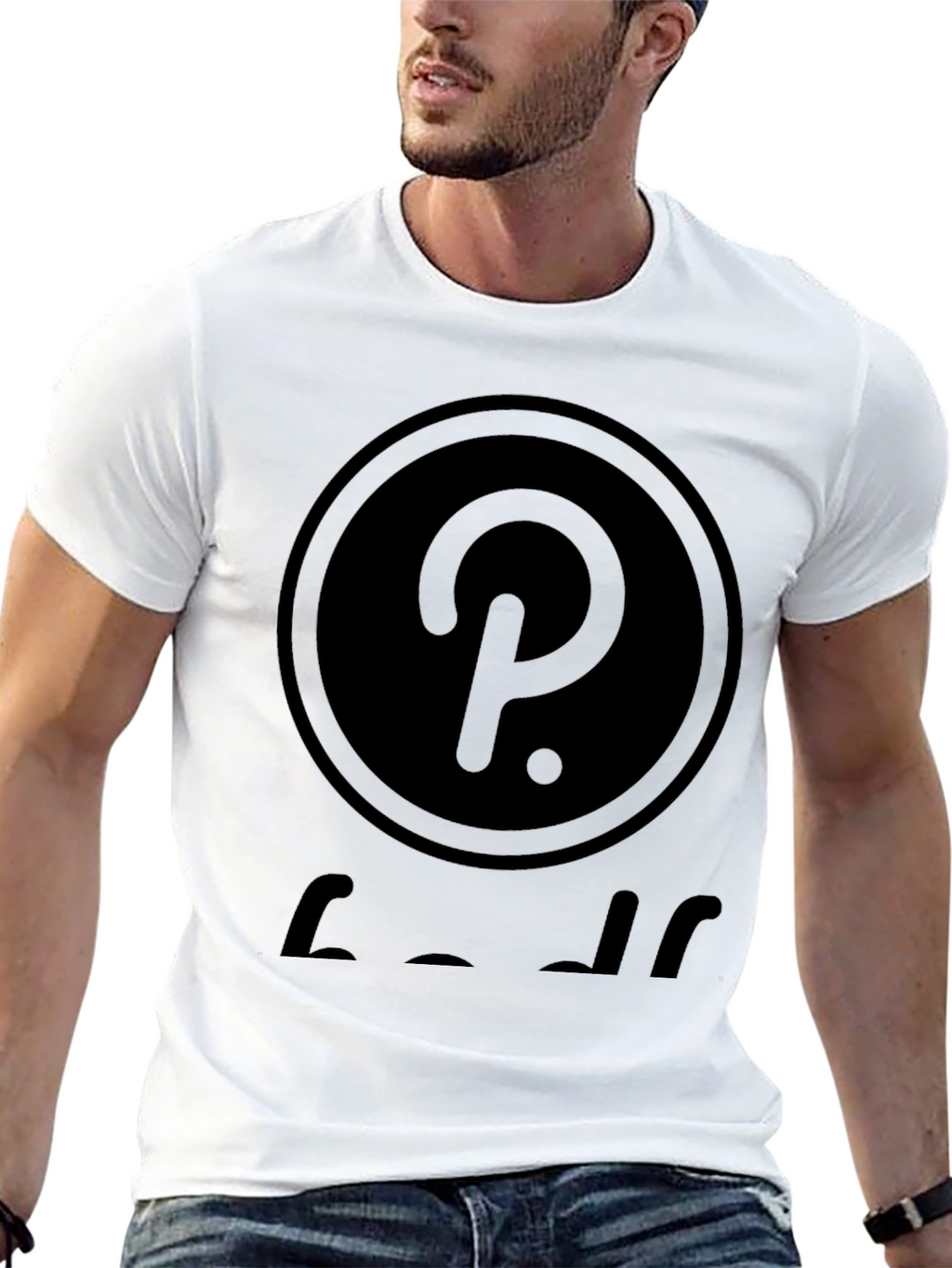 Polkadot Inspired Black T-Shirt