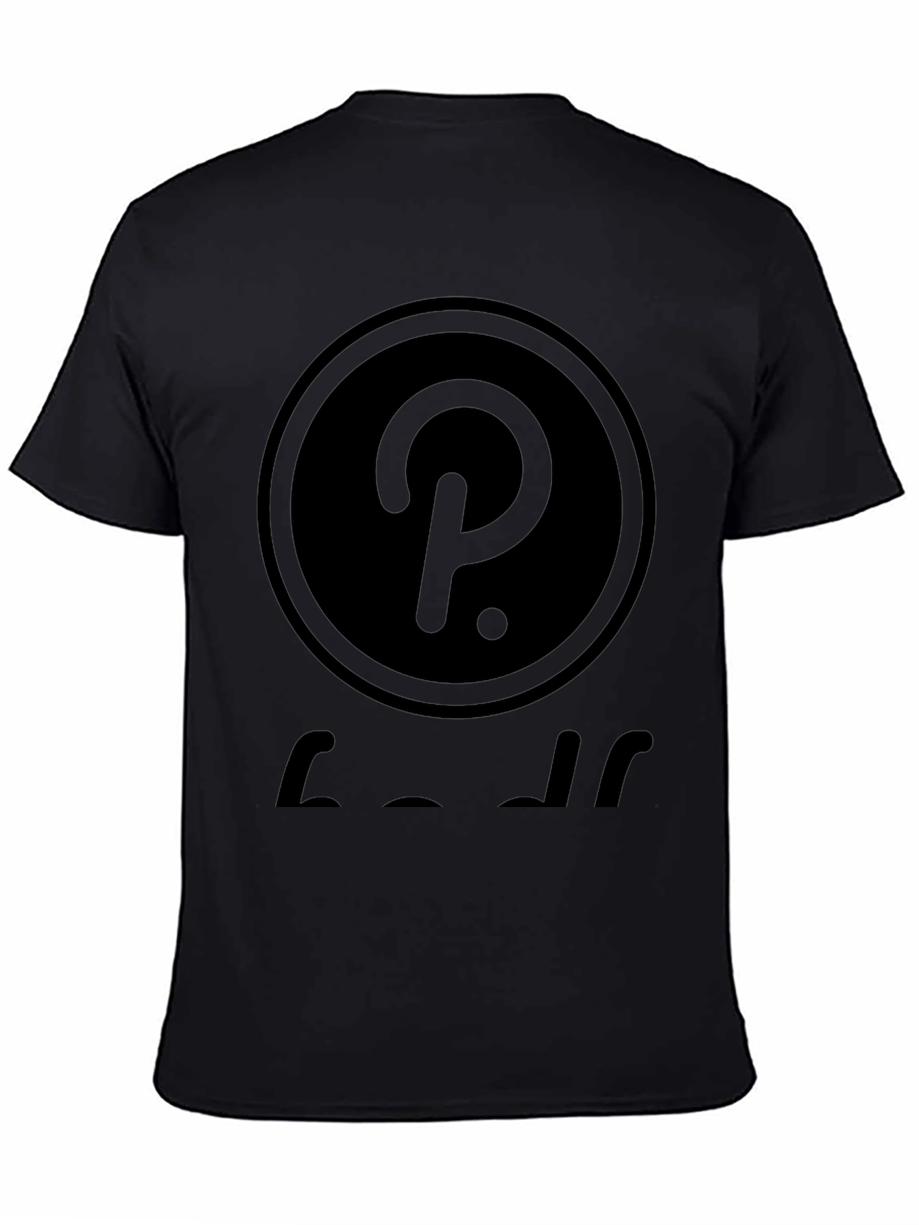 Polkadot Inspired Black T-Shirt