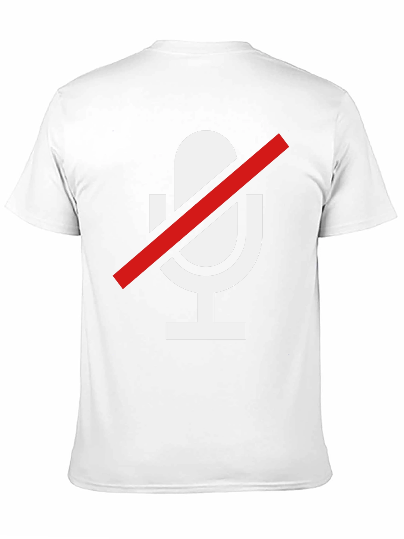 Muted Mic Graphic Tee - Soft Cotton Blend