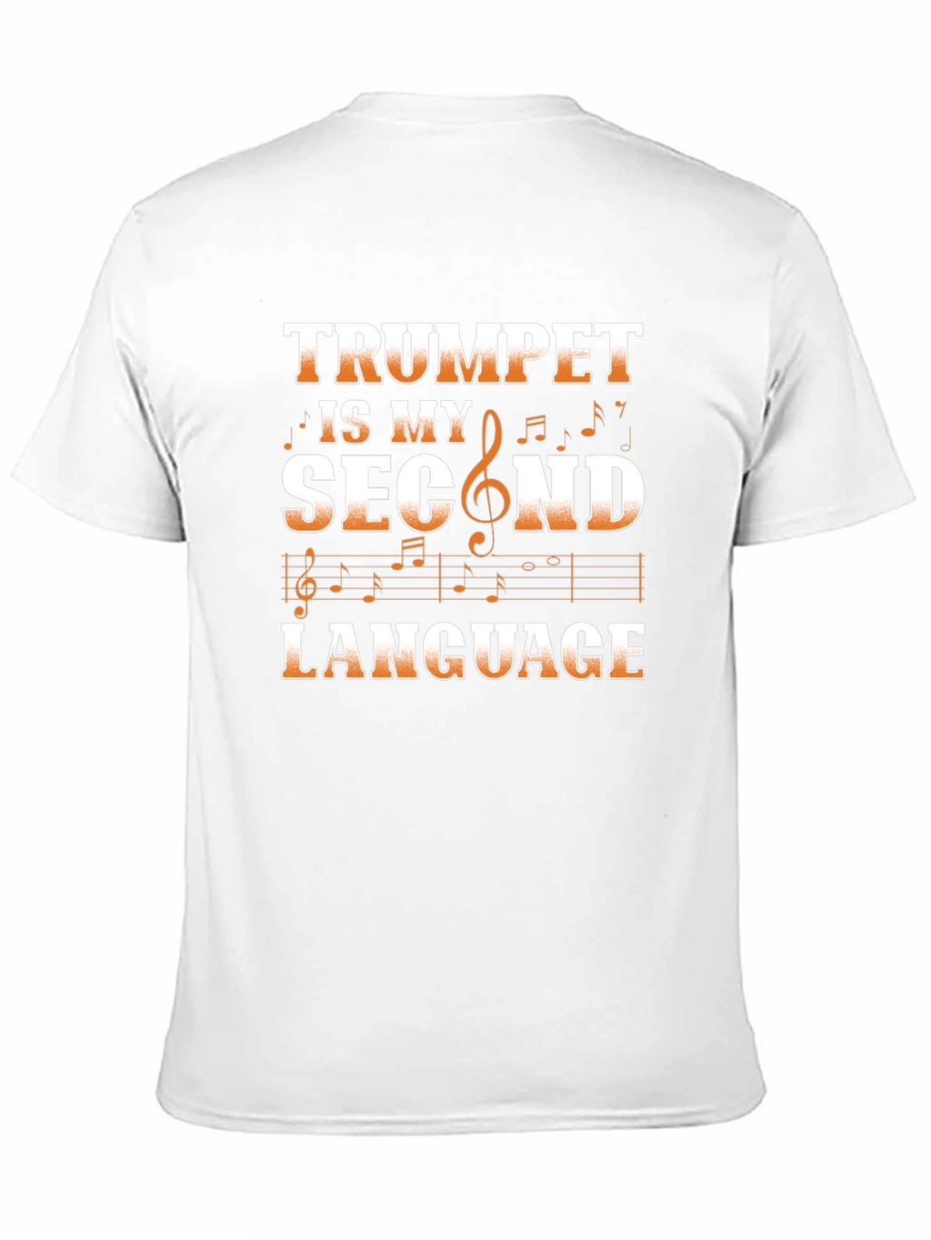 Trumpet is My Second Language Graphic Tee