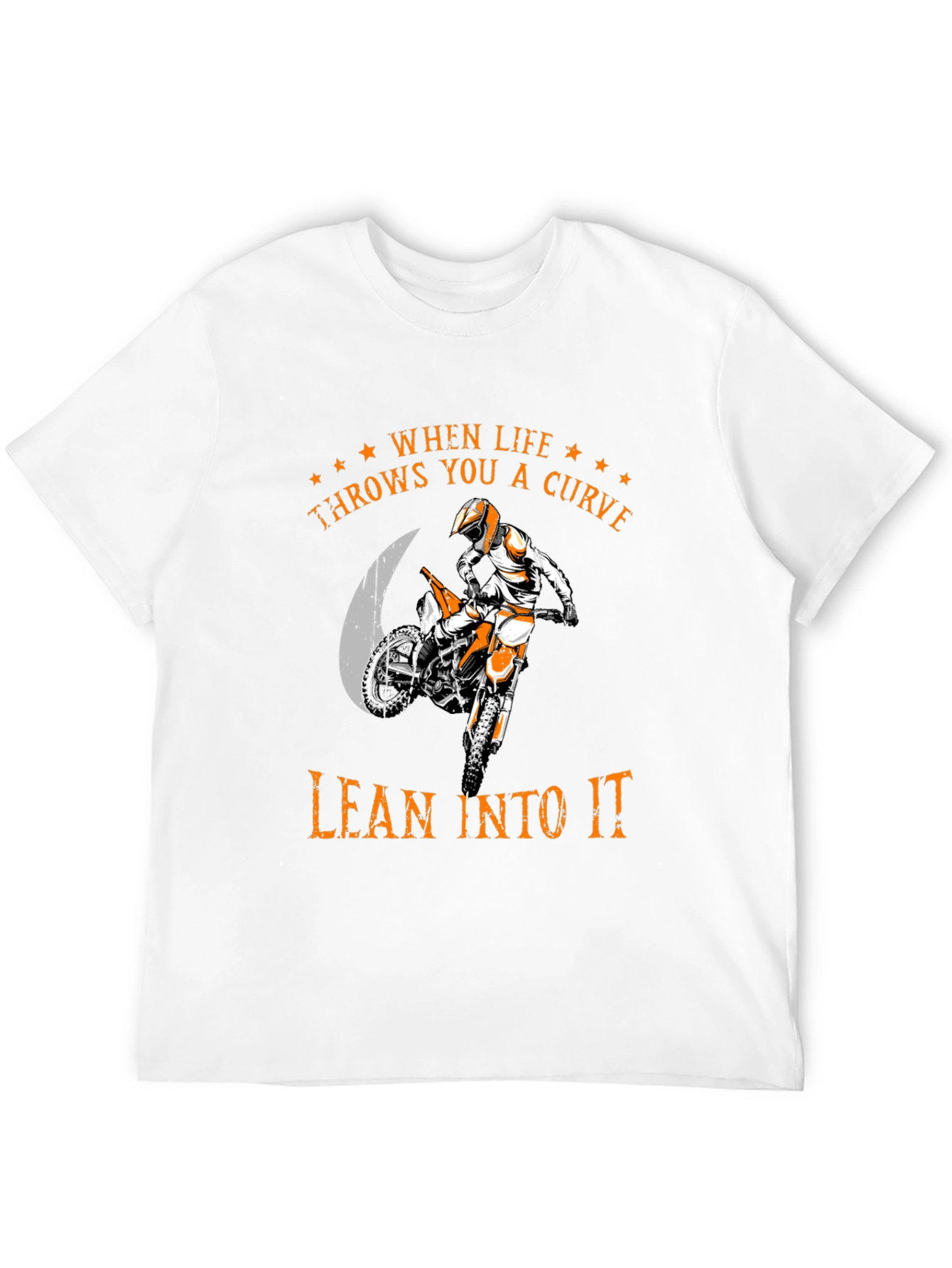 Lean Into It T-Shirt | Motocross Rider Tee