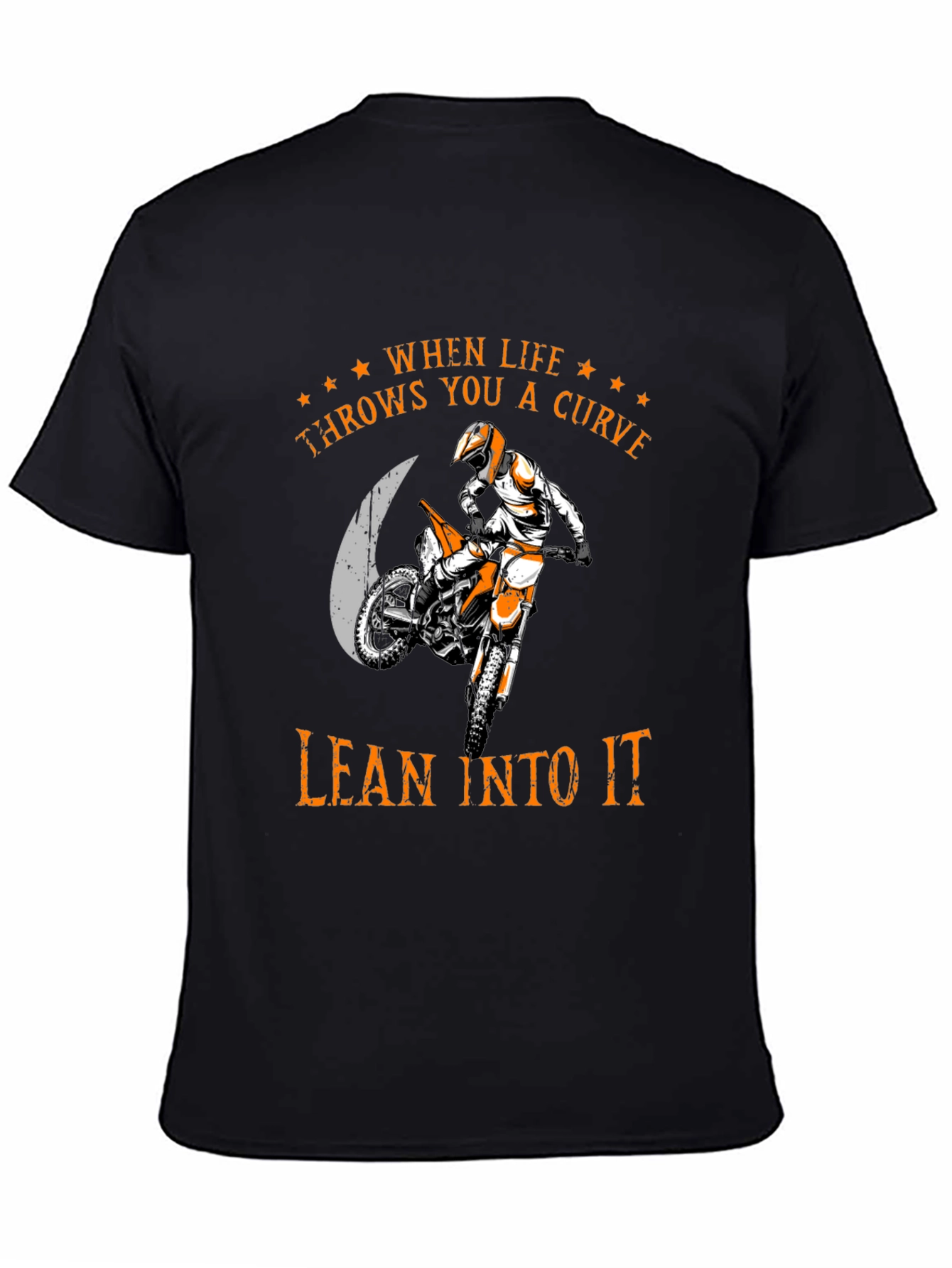 Lean Into It T-Shirt | Motocross Rider Tee