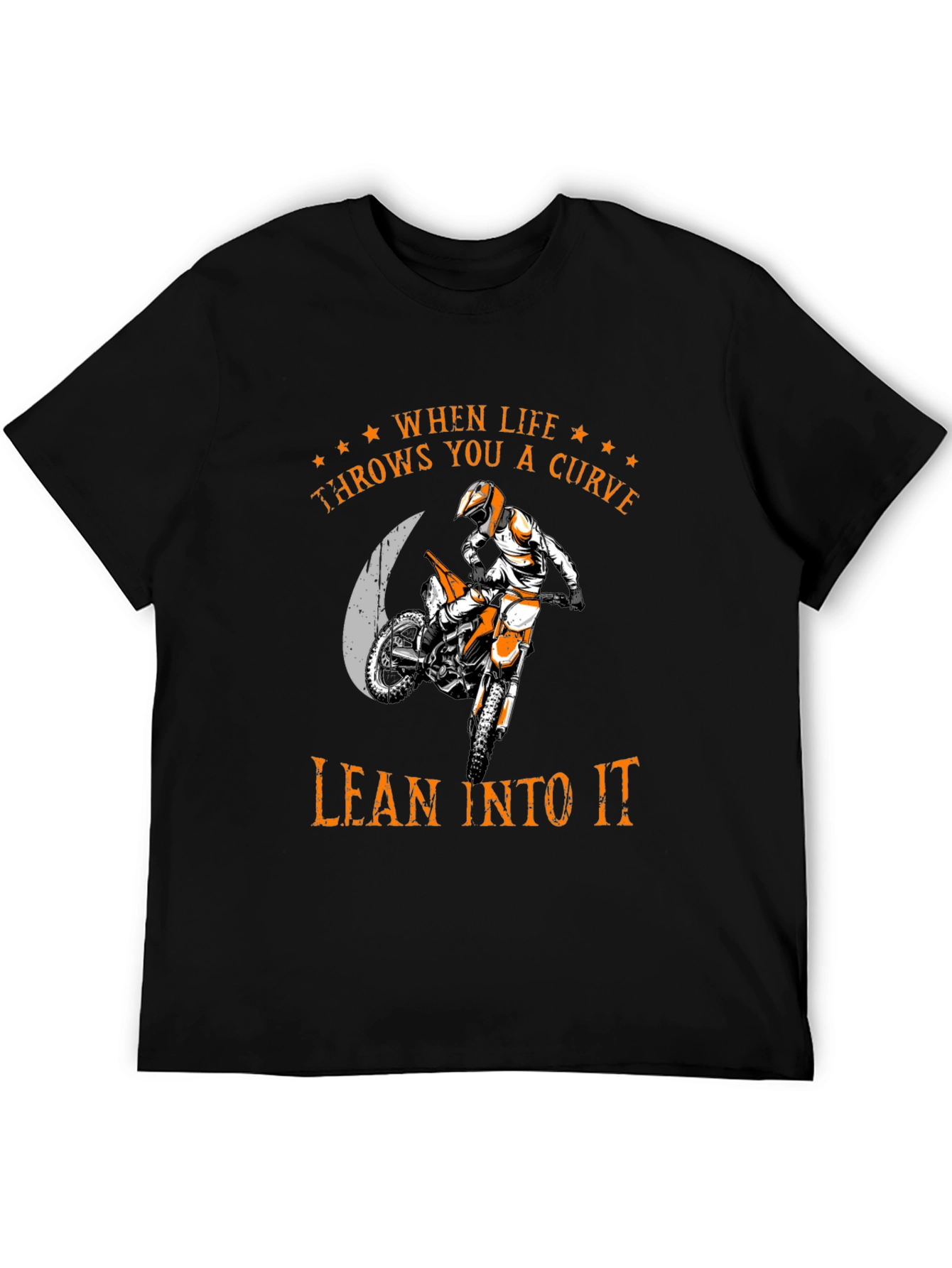 Lean Into It T-Shirt | Motocross Rider Tee