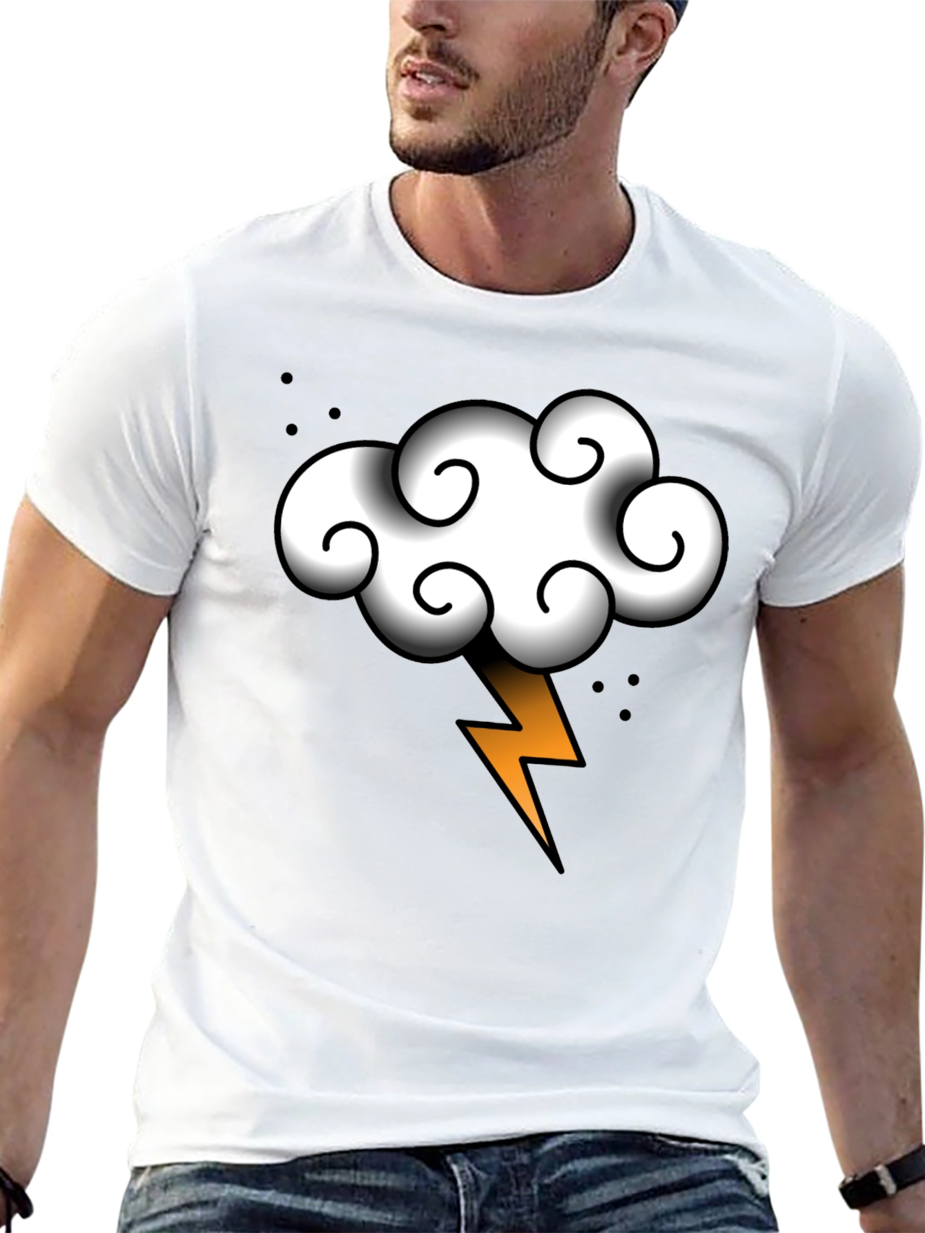 Thunder Cloud T-Shirt - Stormy Weather Style