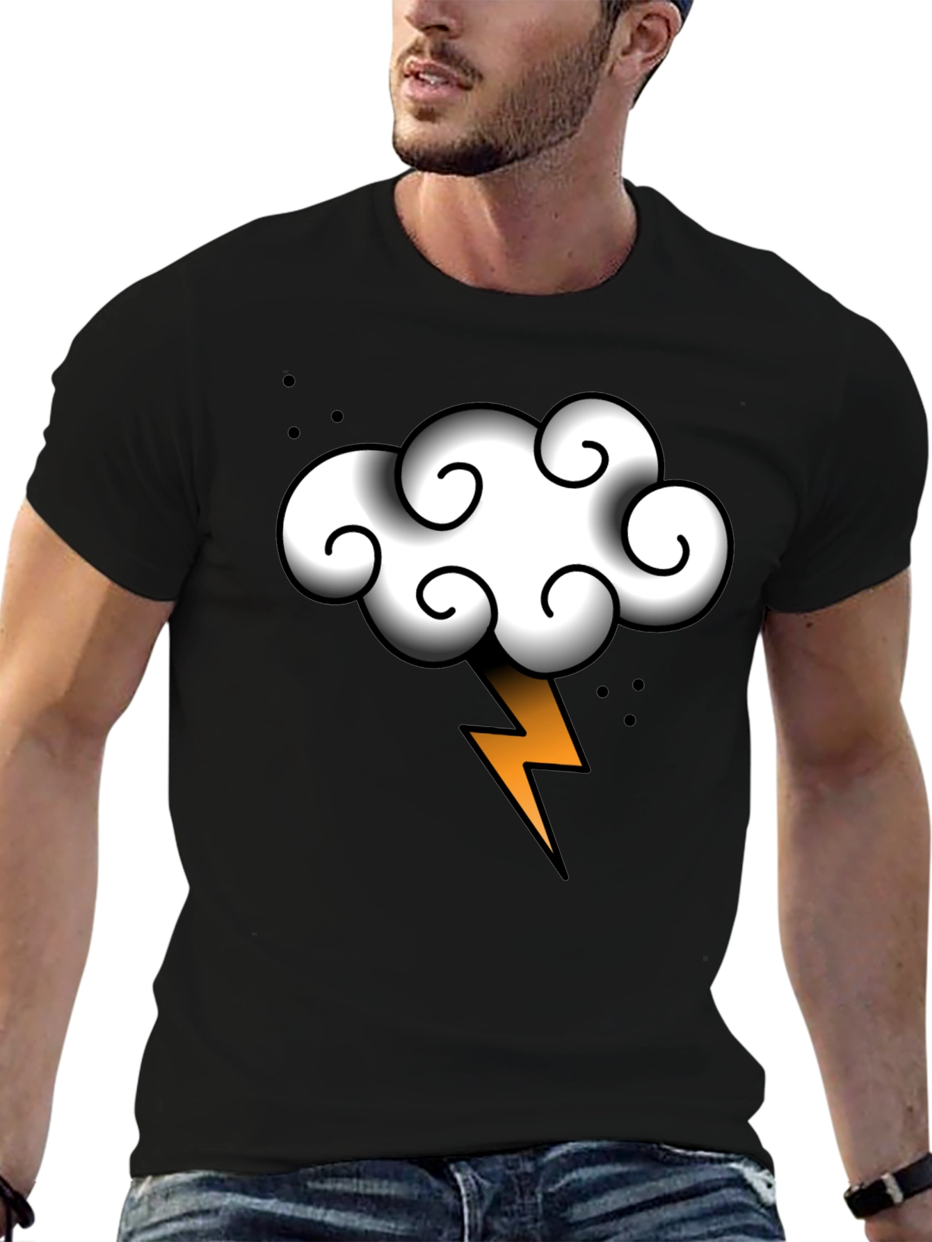 Thunder Cloud T-Shirt - Stormy Weather Style