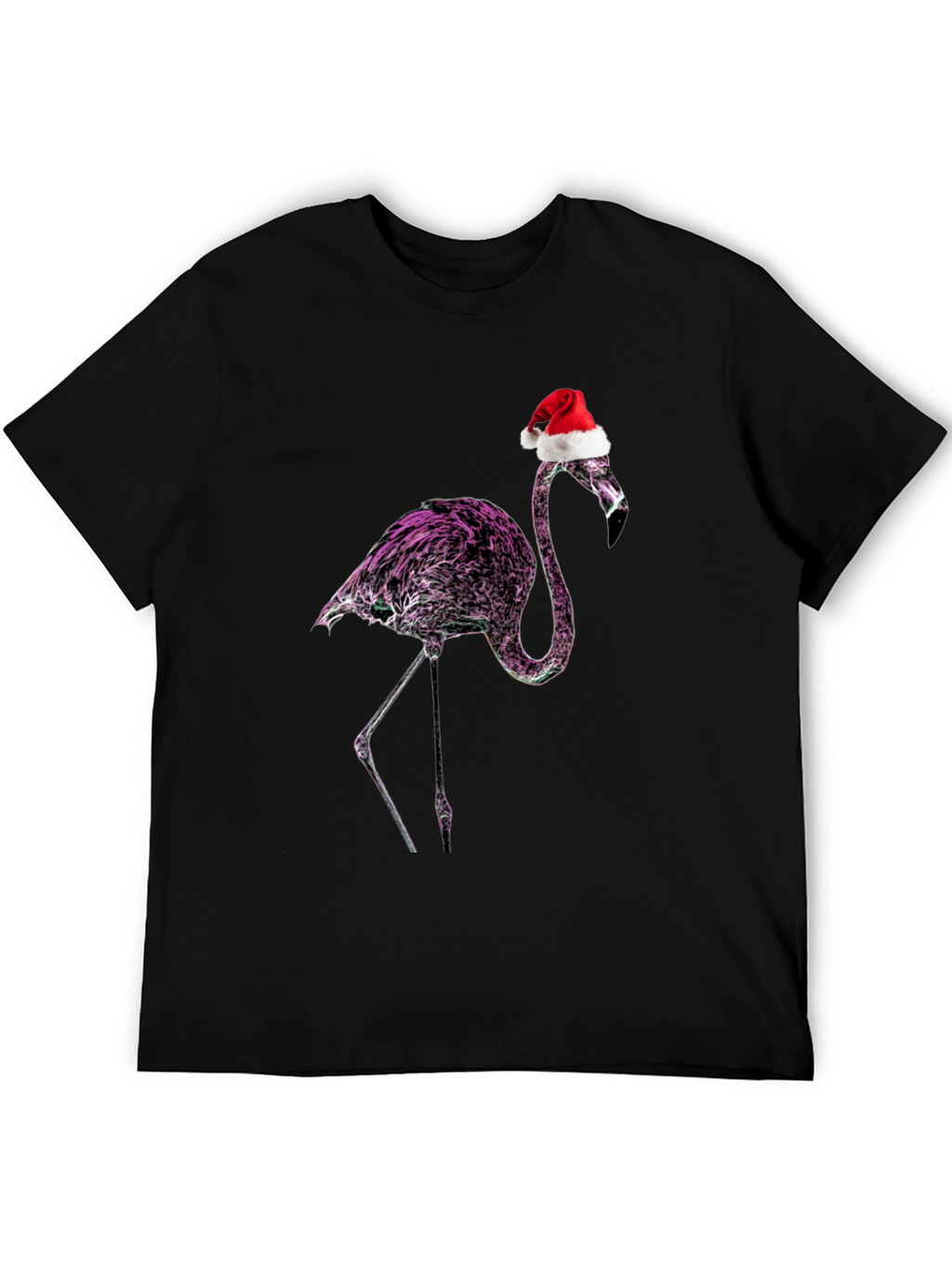 Flamingo Santa T-Shirt