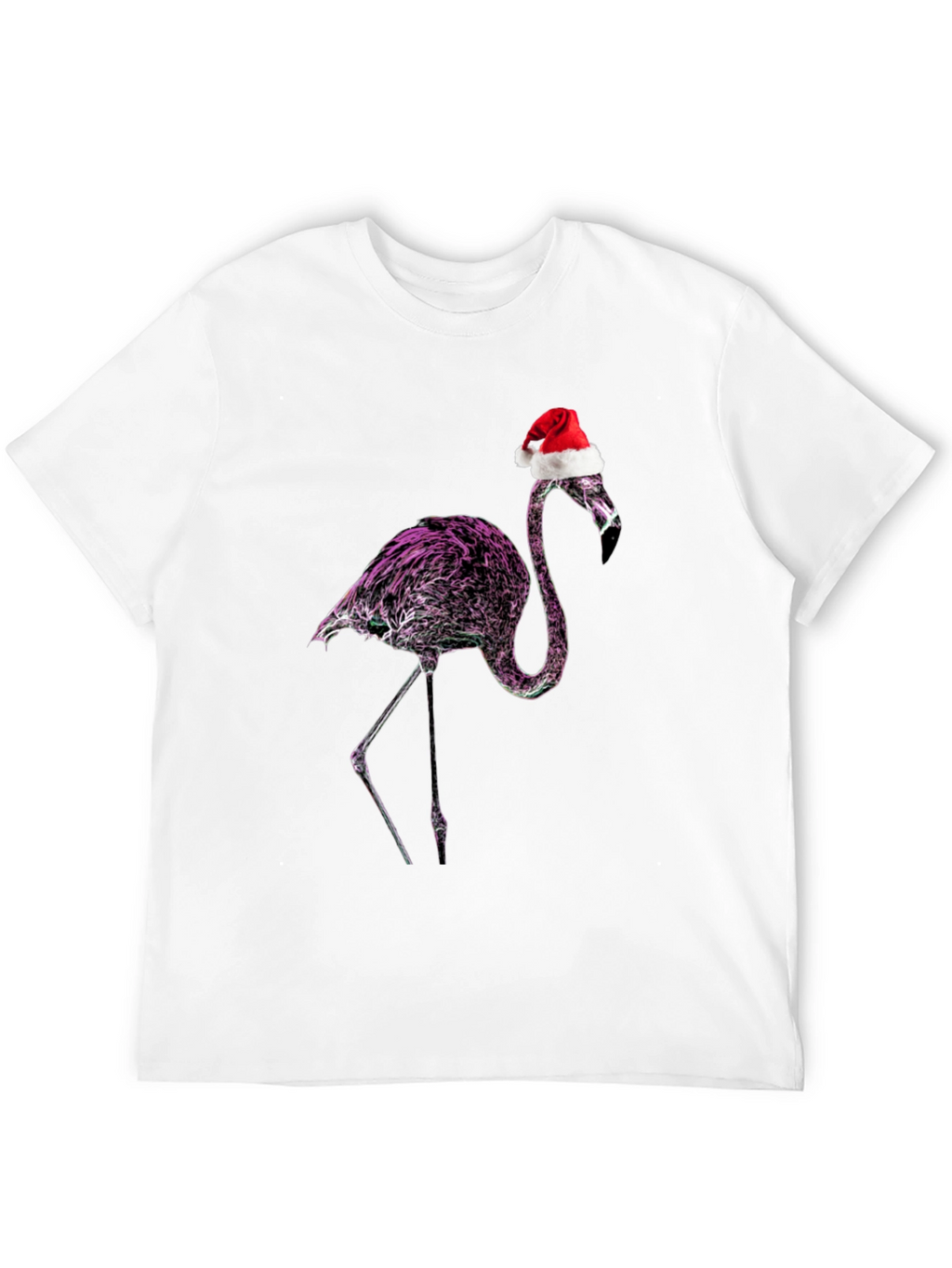 Flamingo Santa T-Shirt