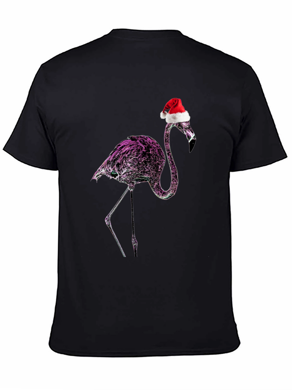 Flamingo Santa T-Shirt