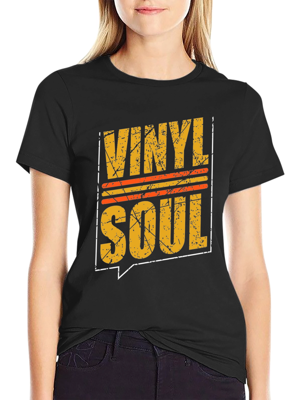 Vinyl Soul Graphic Tee - Retro Music Lover Shirt