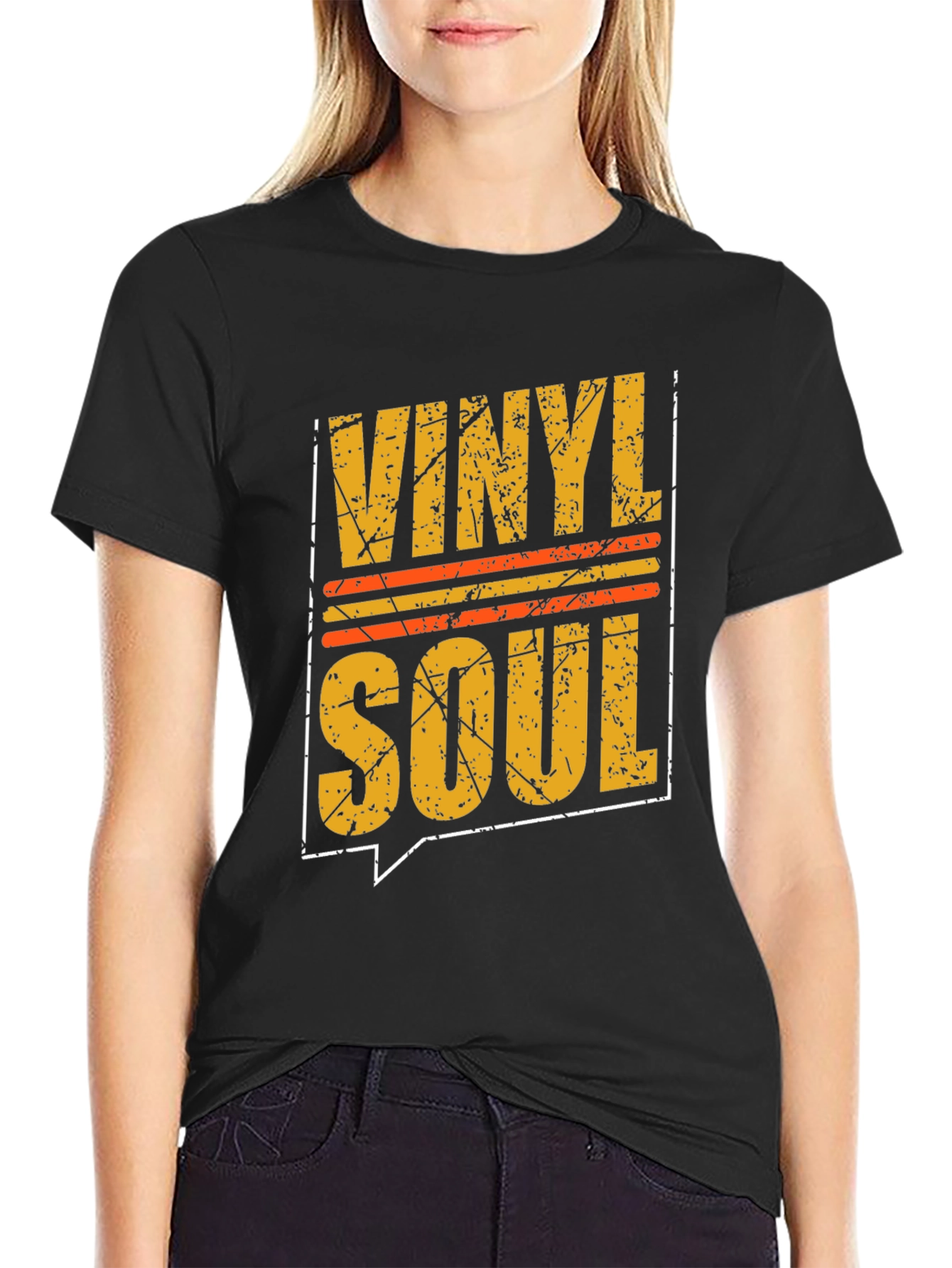 Vinyl Soul Graphic Tee - Retro Music Lover Shirt
