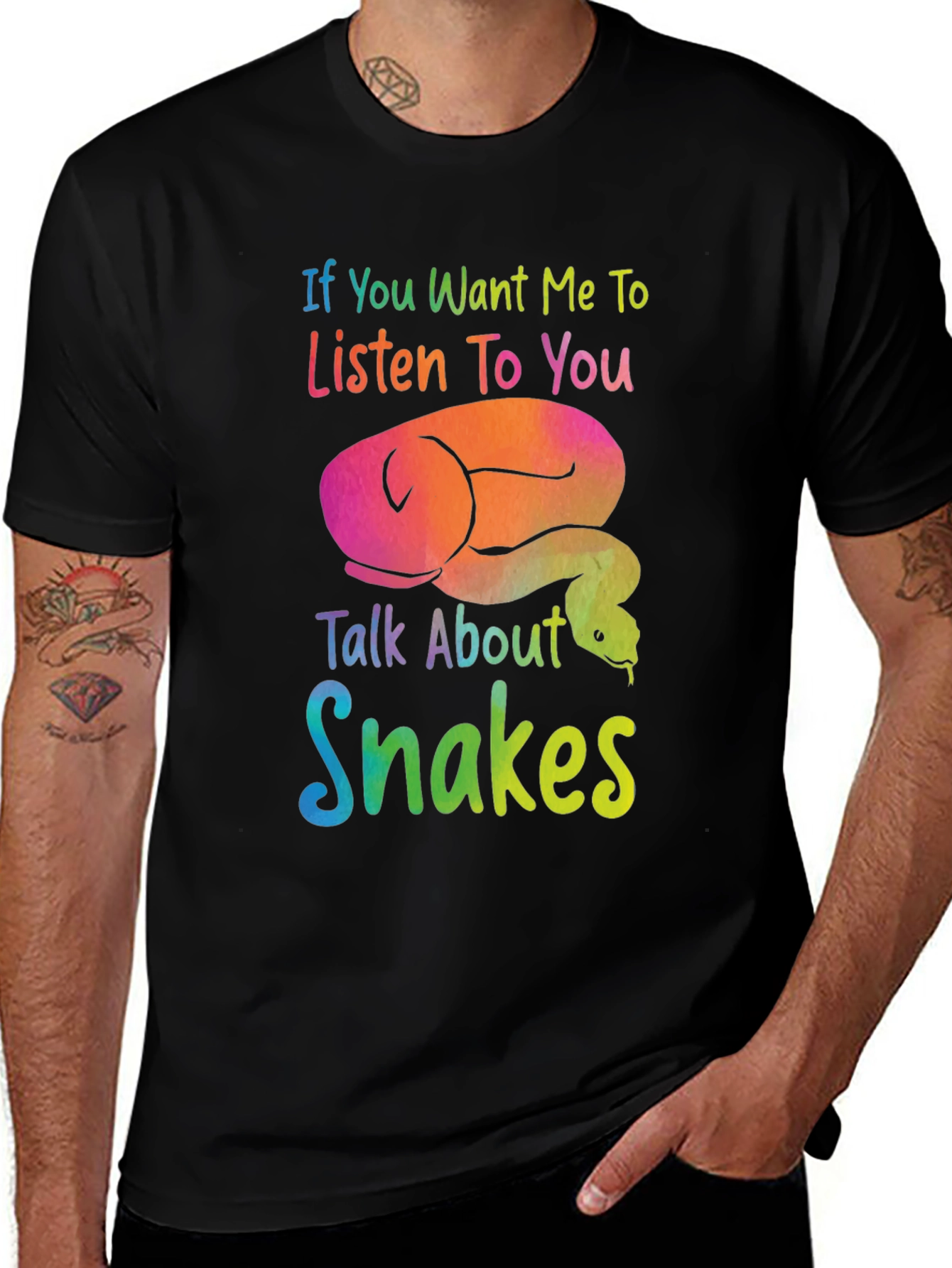 Snakes Graphic Tee - Listen to You