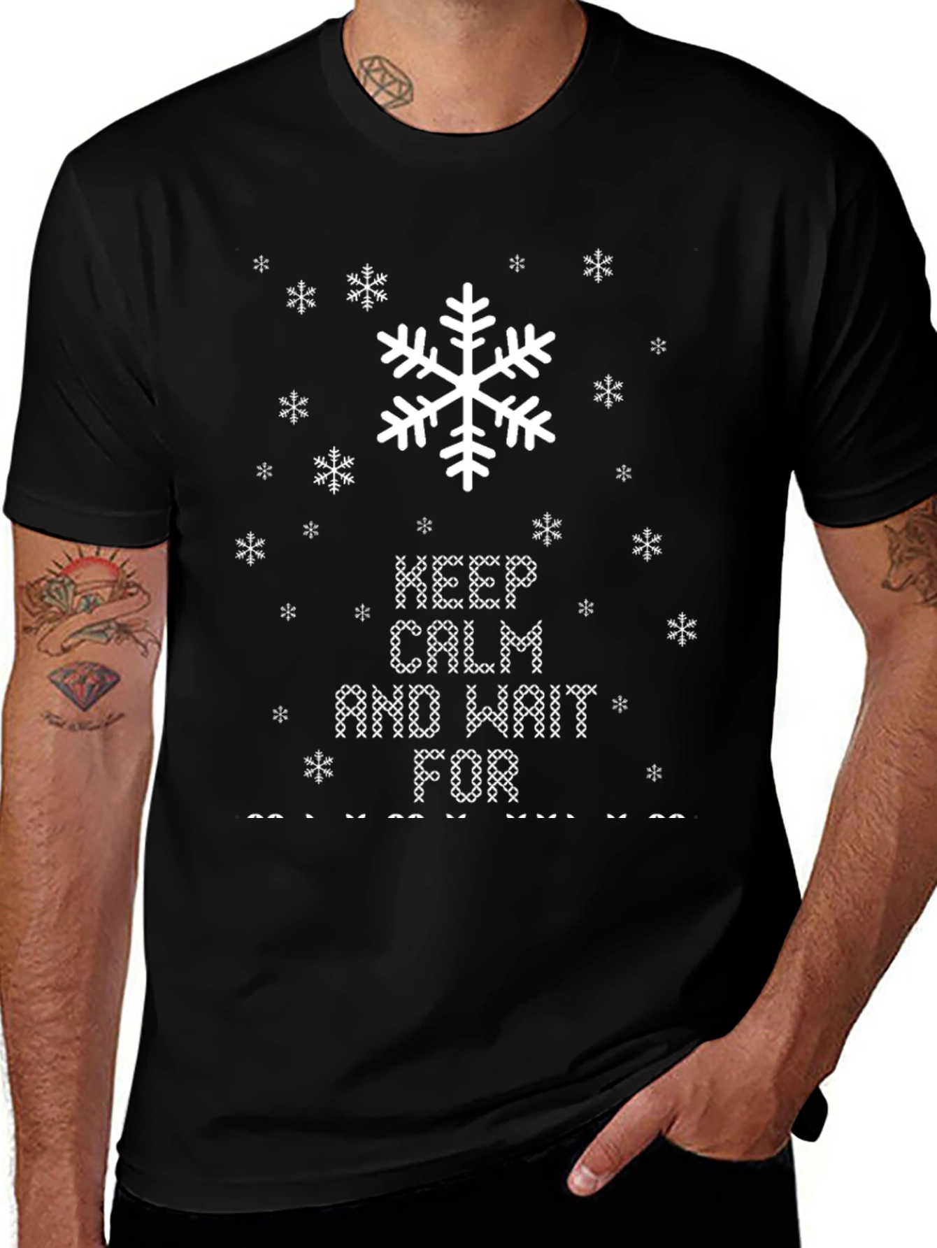 Keep Calm and Wait For... Funny Holiday T-Shirt