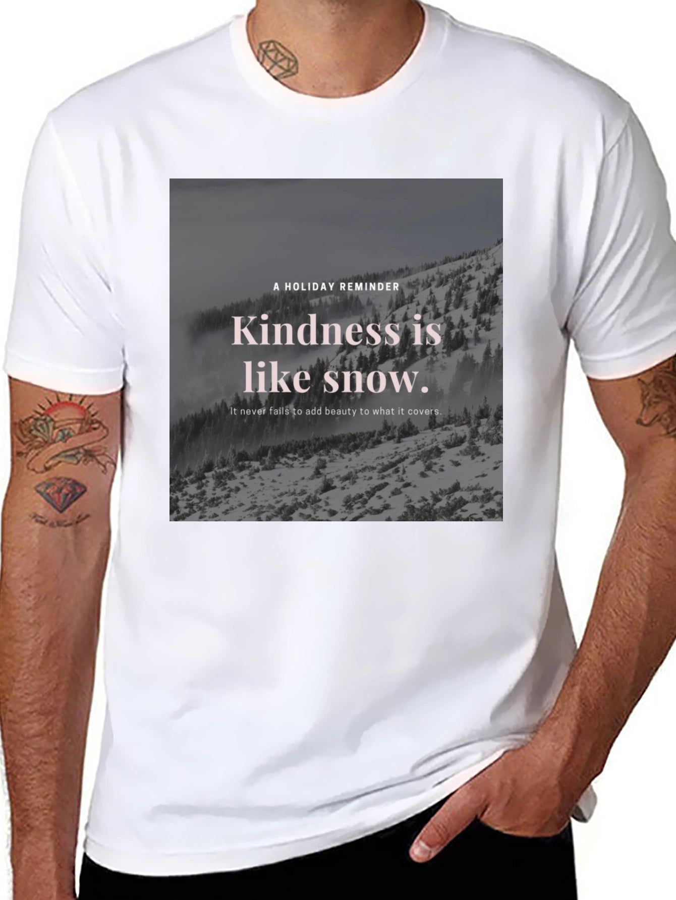 Kindness Snow T-Shirt