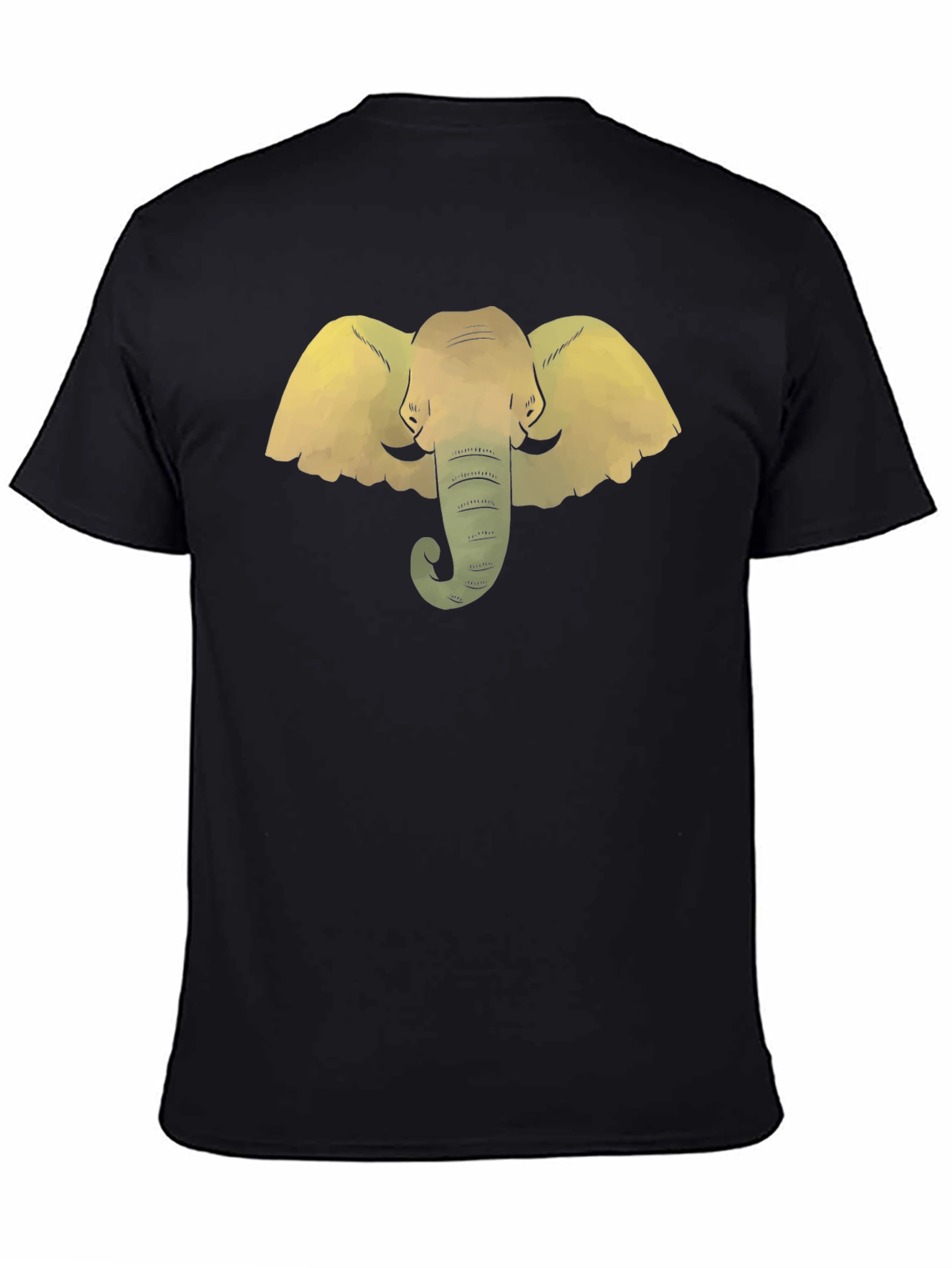 Elephant Graphic Tee - Stylish Black T-Shirt