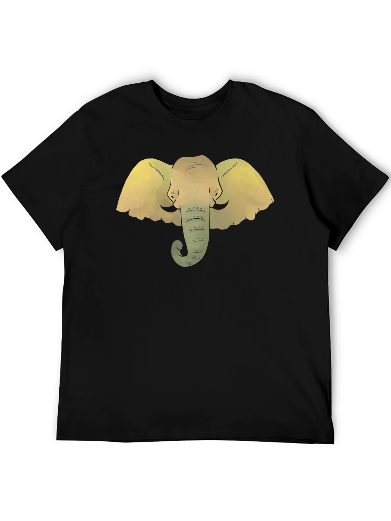 Elephant Graphic Tee - Stylish Black T-Shirt