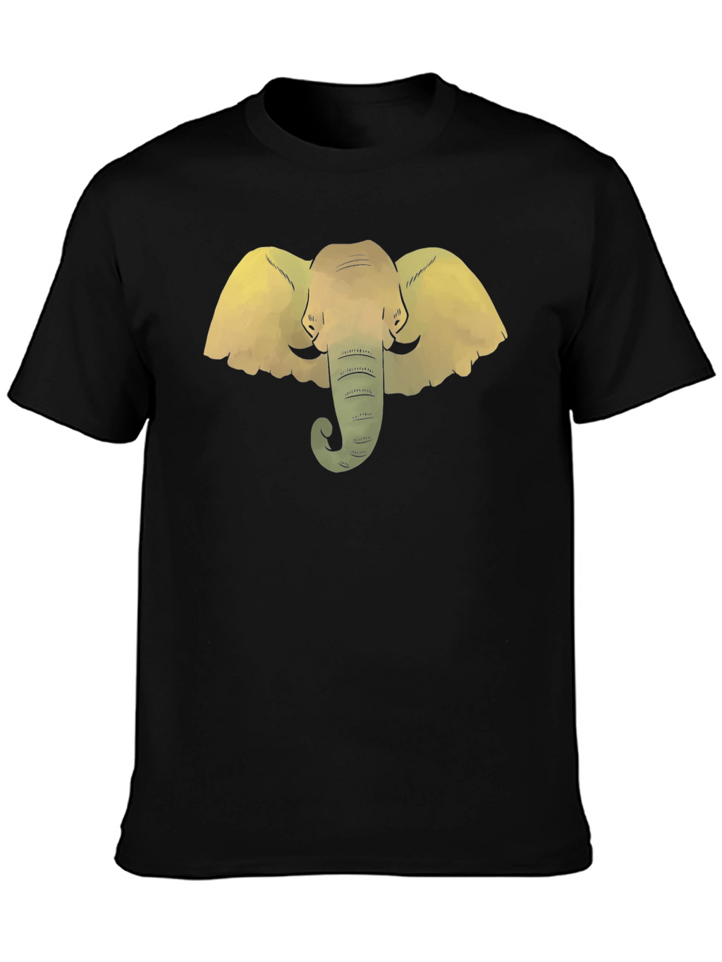 Elephant Graphic Tee - Stylish Black T-Shirt
