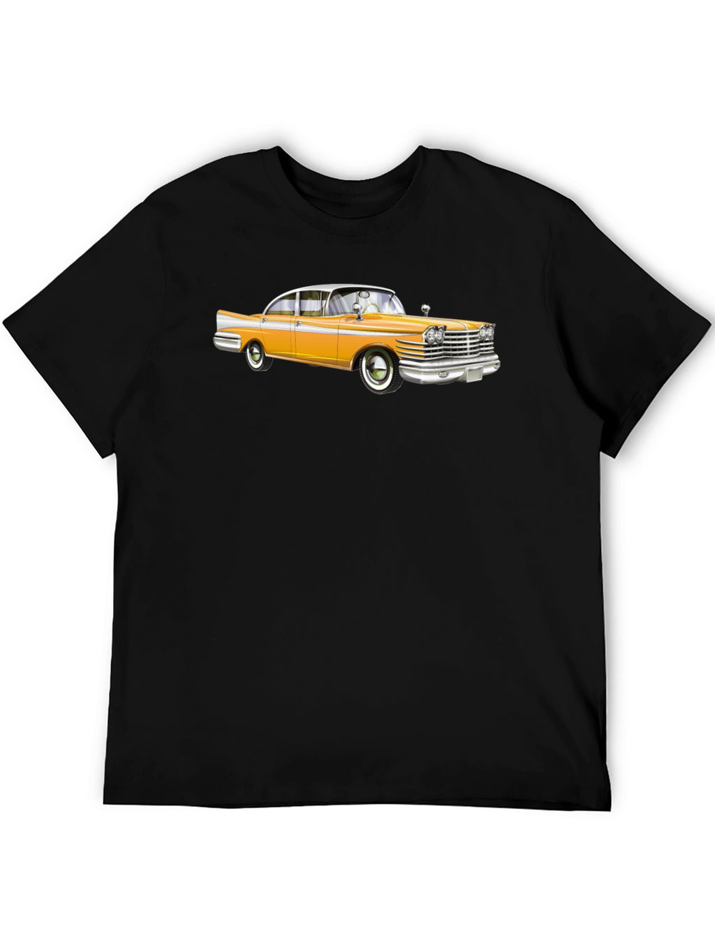 Classic Car Graphic T-Shirt - Mens Black Tee