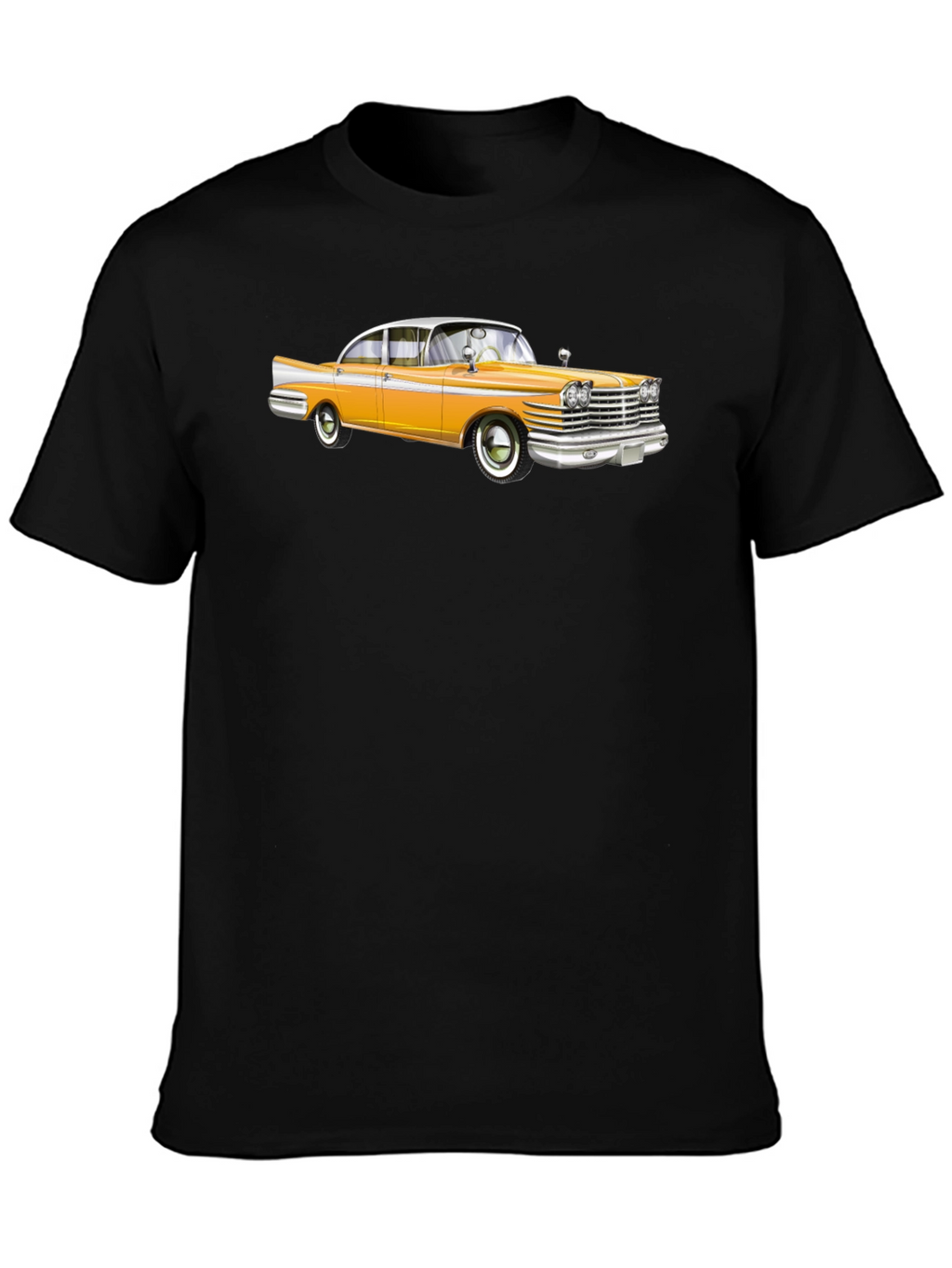 Classic Car Graphic T-Shirt - Mens Black Tee