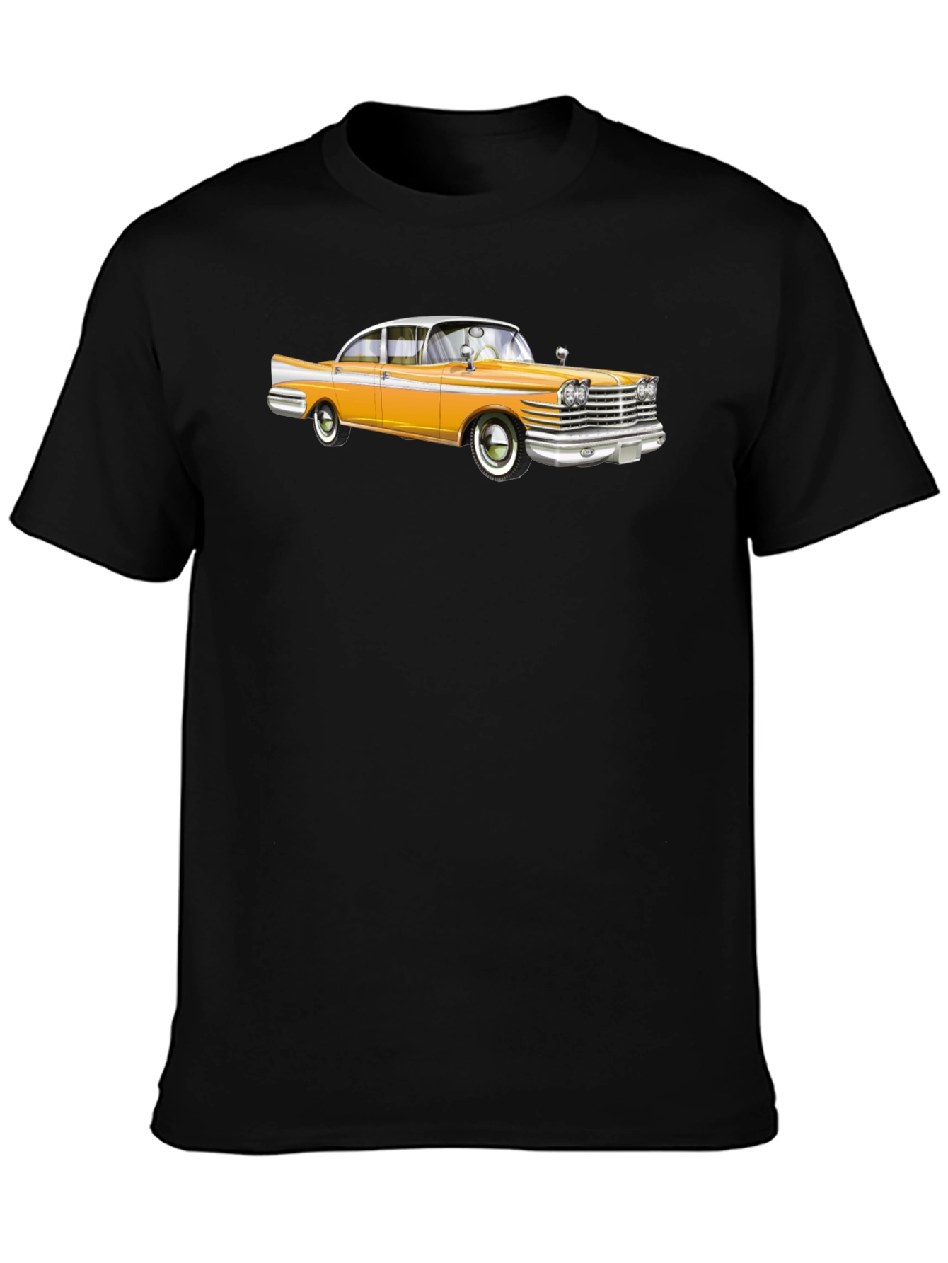 Classic Car Graphic T-Shirt - Mens Black Tee