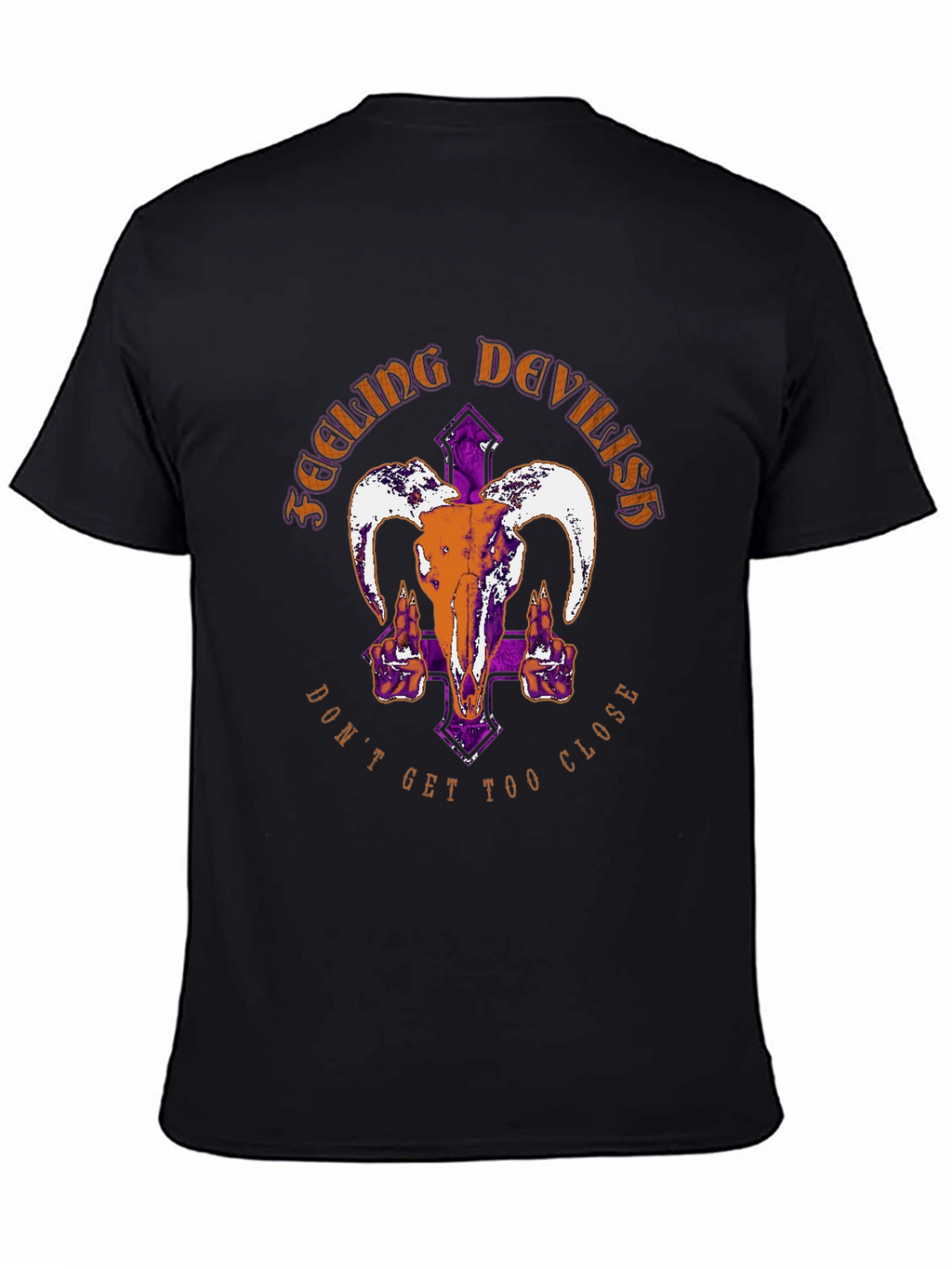 Feeling Devilish Graphic Tee - Black