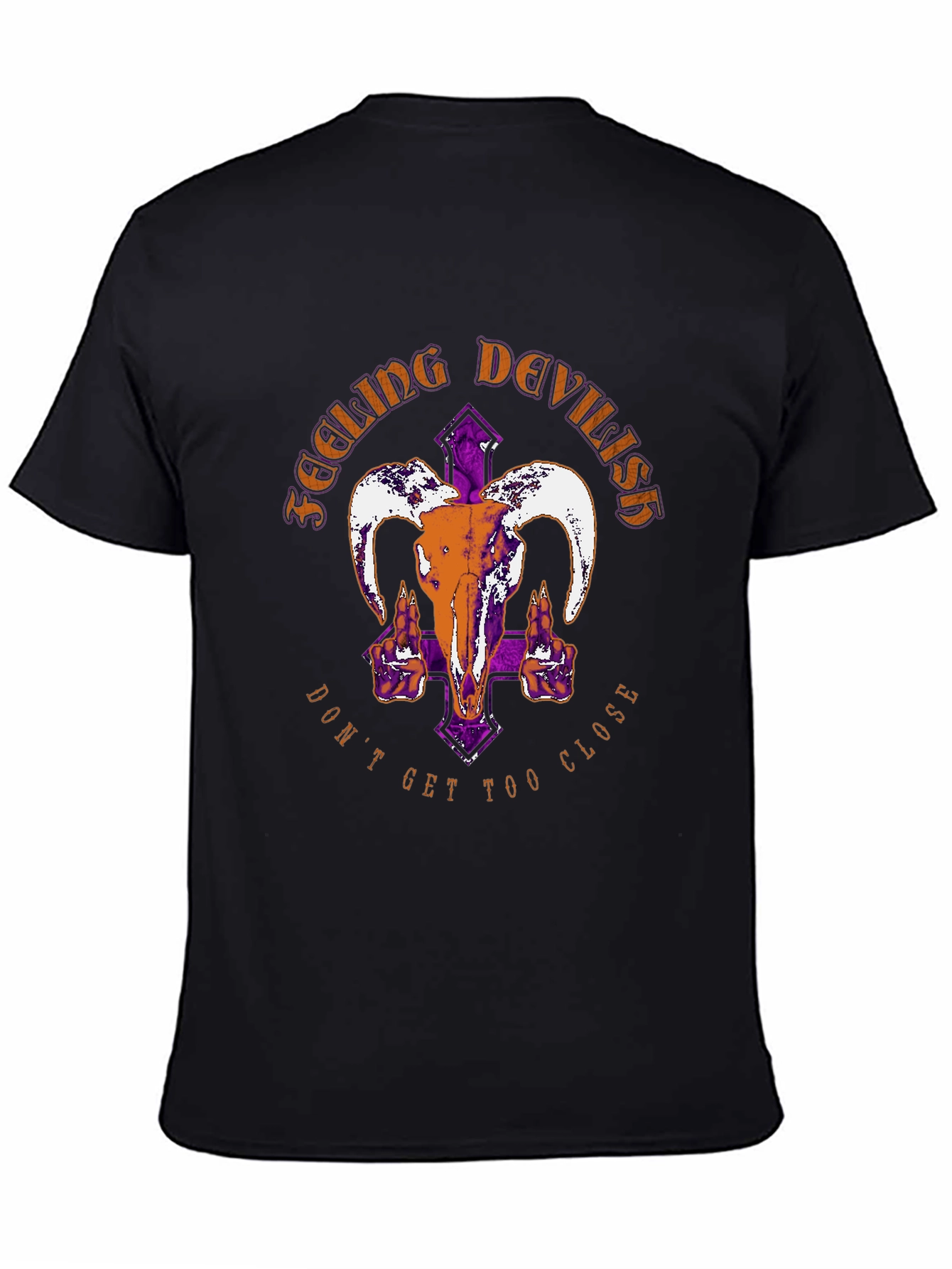 Feeling Devilish Graphic Tee - Black