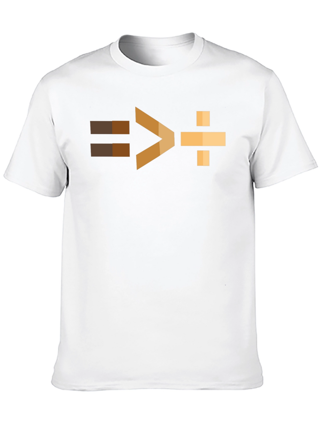 Equality Greater Than Division Mens T-Shirt
