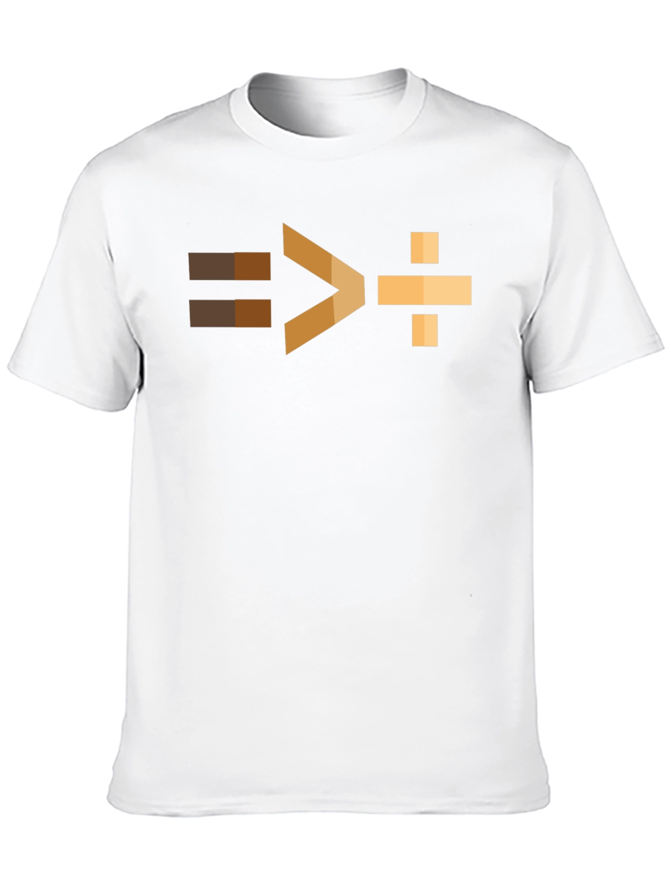 Equality Greater Than Division Mens T-Shirt