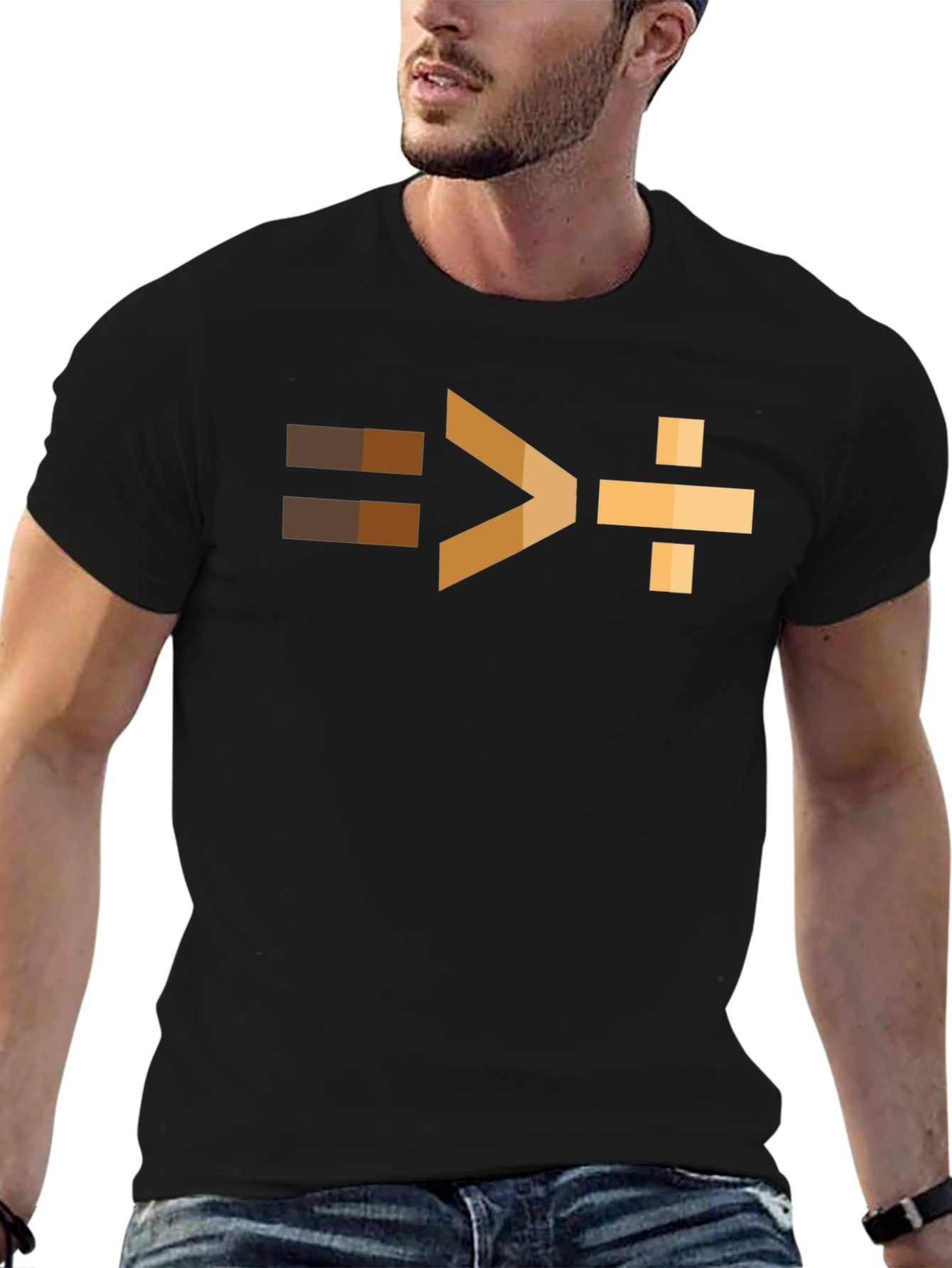 Equality Greater Than Division Mens T-Shirt